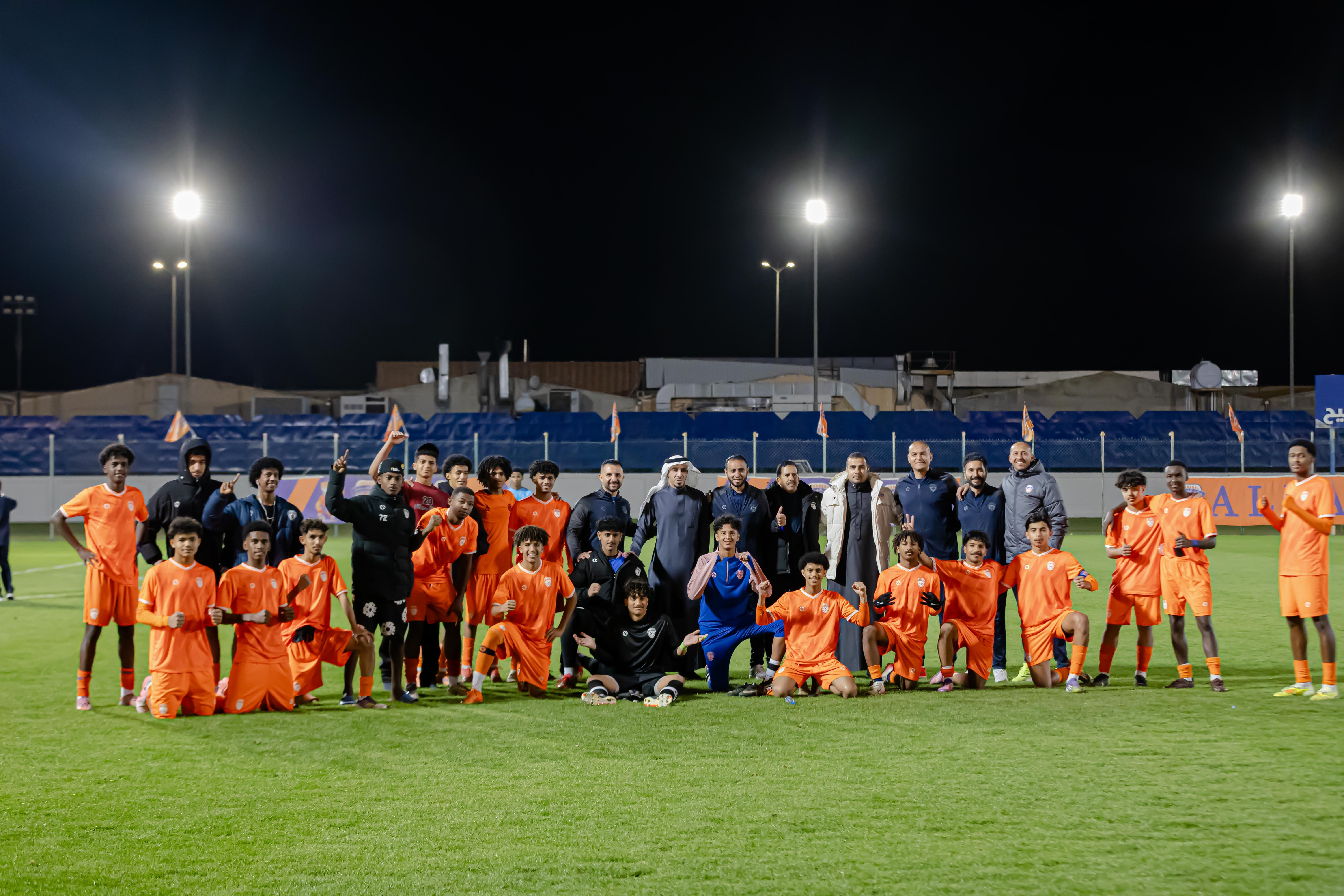 الفيحاء تحت 17 سنة يكسب لقاء نظيرة نادي القنفدة