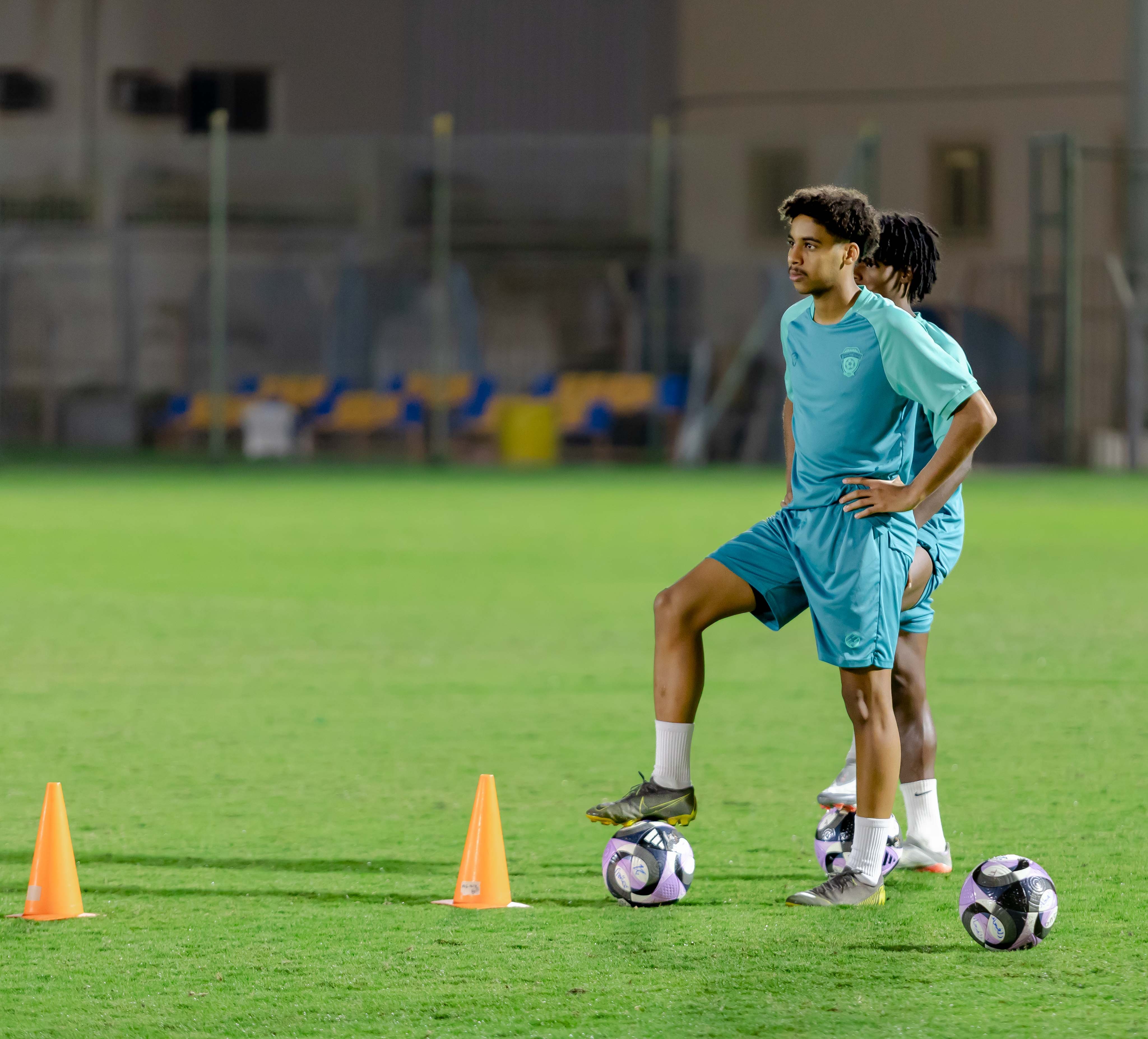 الفيحاء تحت 21 عامًا يُجري تمرينه الرئيس استعدادًا لملاقاة القادسية .