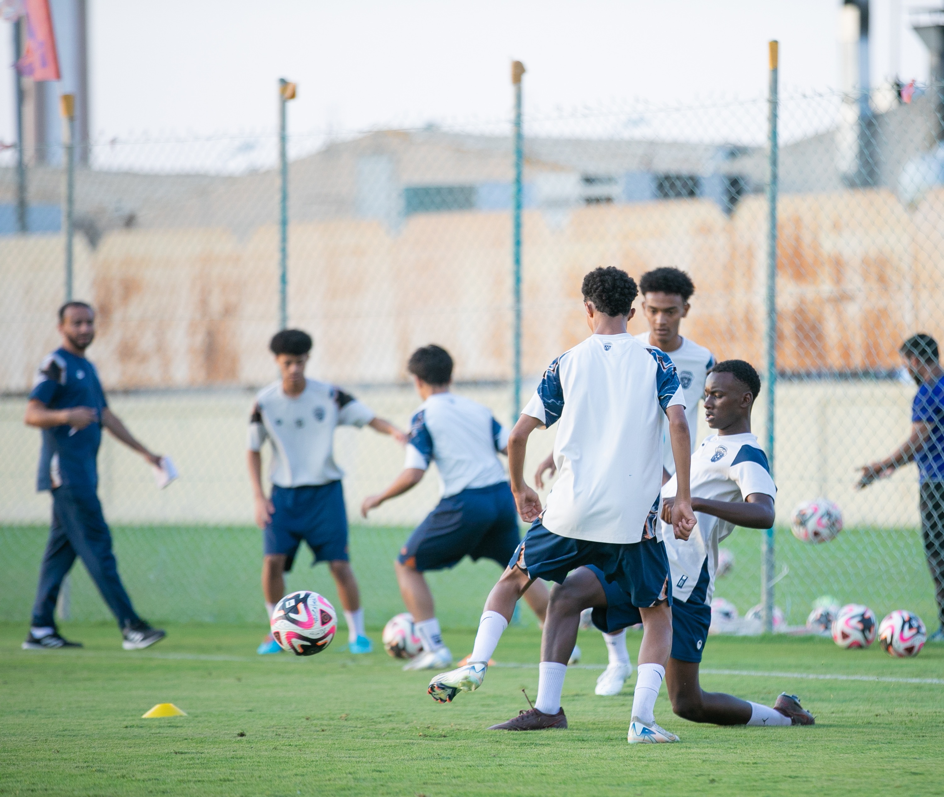 الفيحاء تحت 17 سنة يواصل تحضيراته اليومية لمواجهة نظيره نادي الجيل