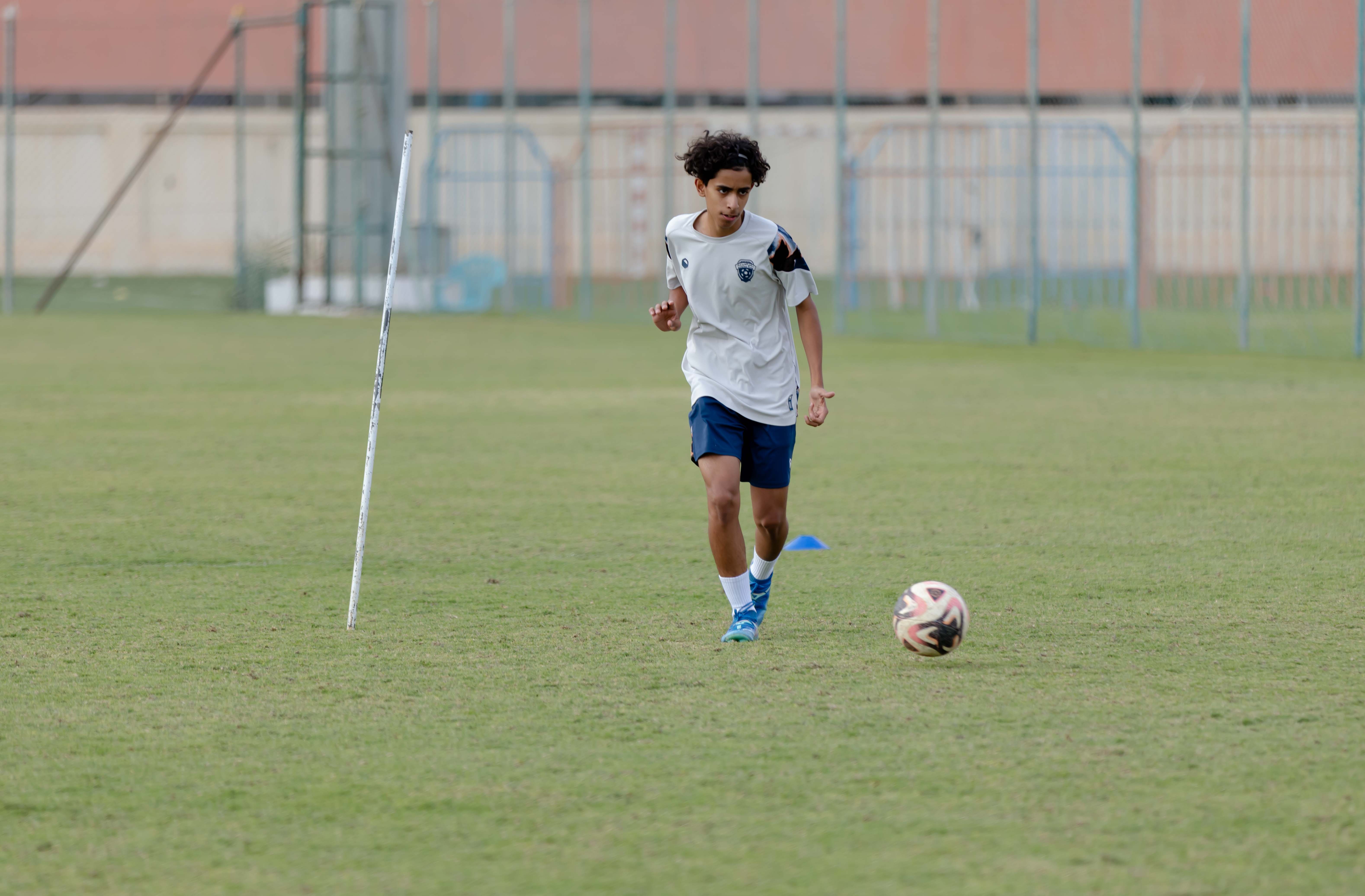 الفيحاء تحت 15 سنة يجري تمرينه الرئيس لمواجهة نظيره نادي الهلال