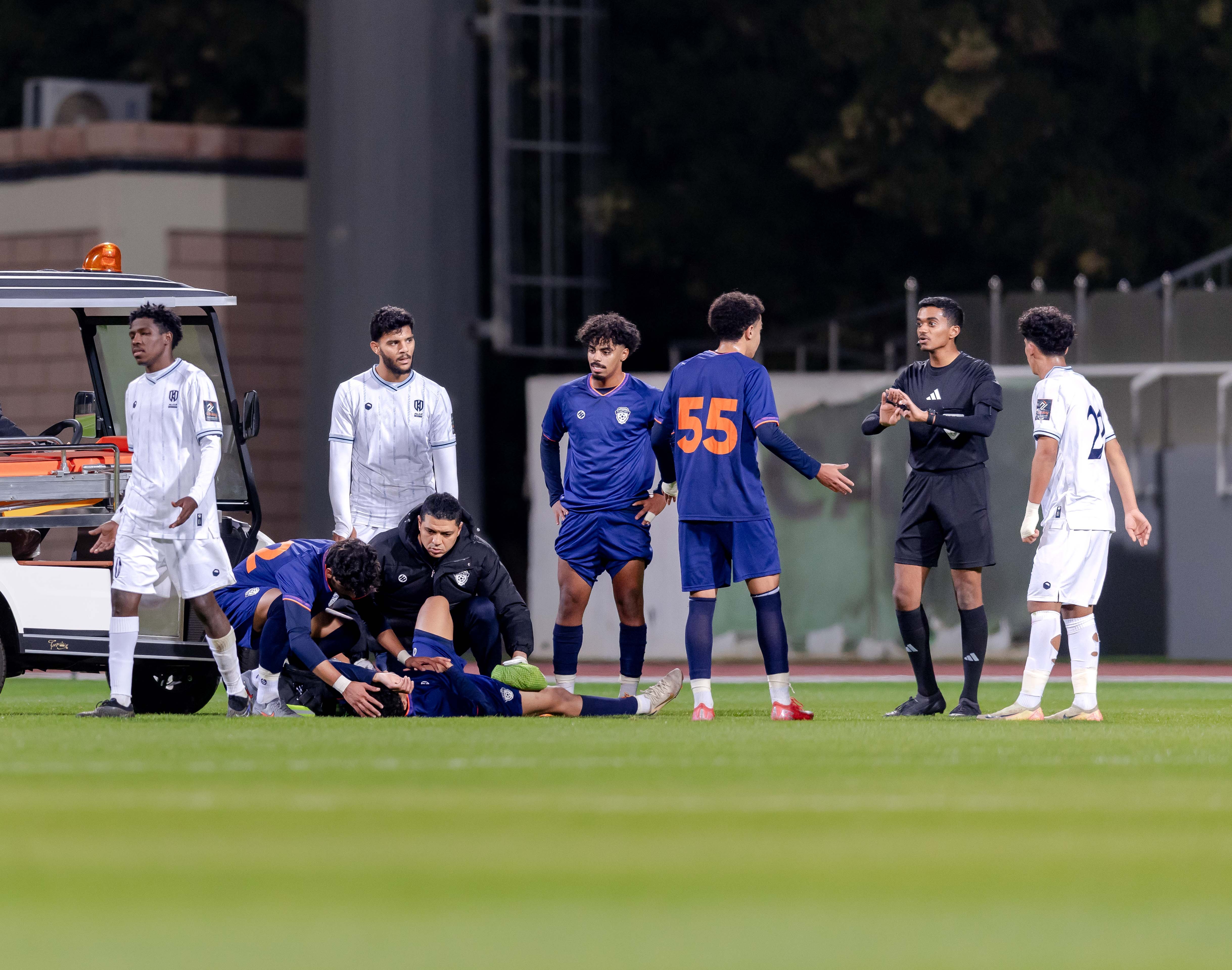 الفيحاء تحت 21 عامًا يخسر لقاء نظيره الاخدود ضمن الجولة الحادية عشر من دوري جوي للنخبة U21 .