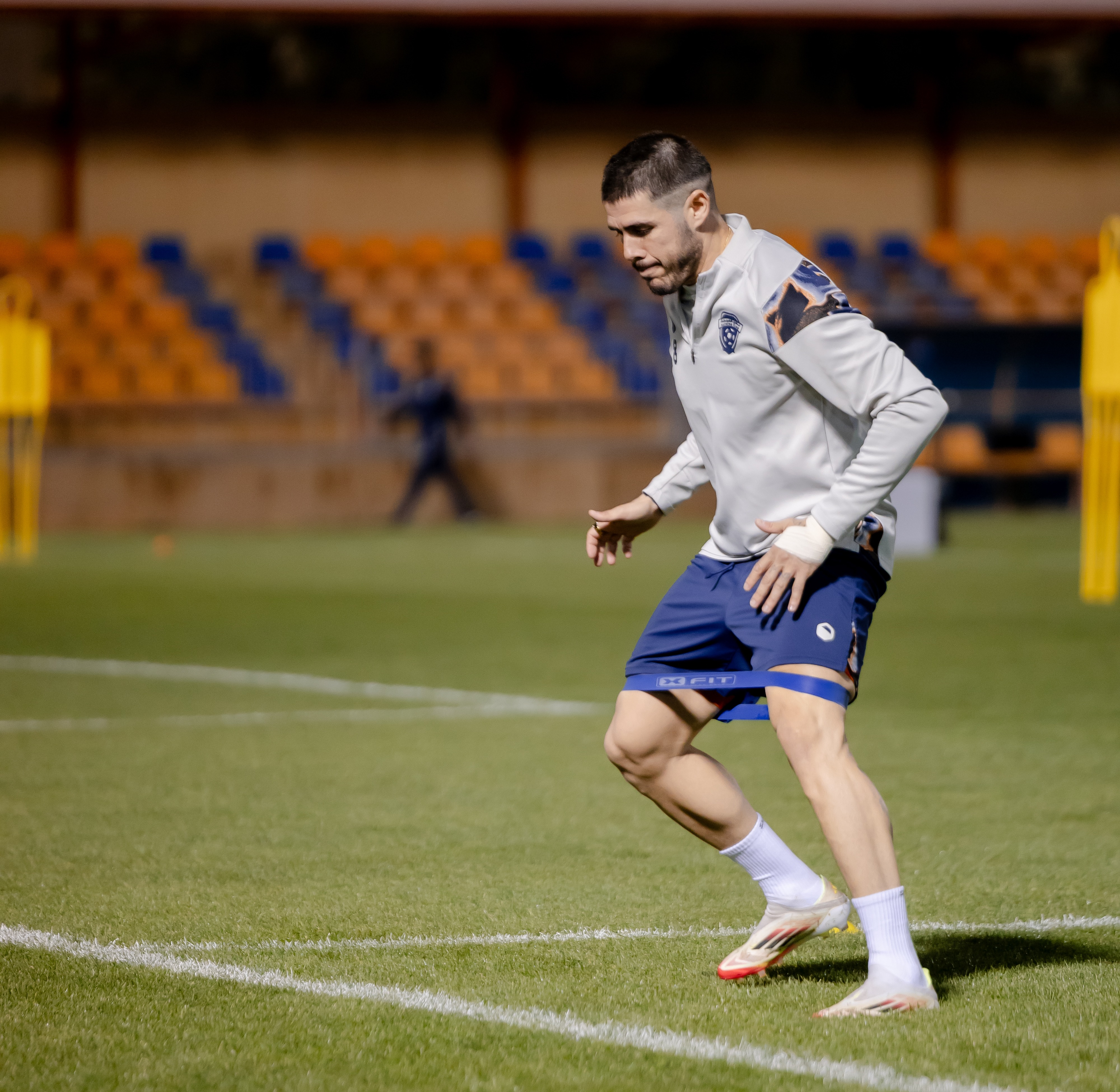 الفيحاء يجري مرانه الرئيس استعداداً لمواجهة الإتفاق