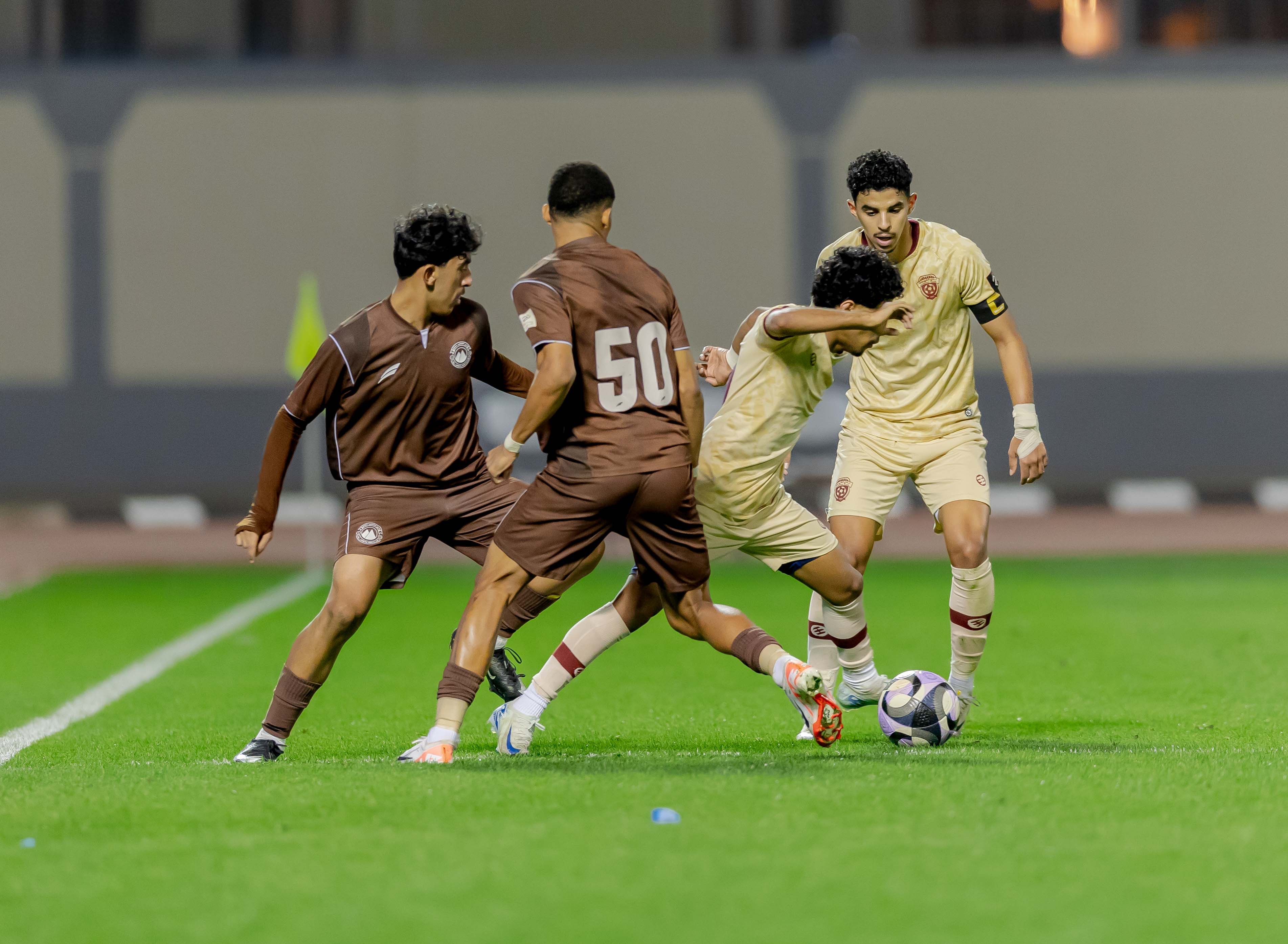 الفيحاء تحت 21 عامًا يكسب مواجهة الجبلين بهدفين ضمن الجولة السابعة من دوري جوي للنخبة U21.