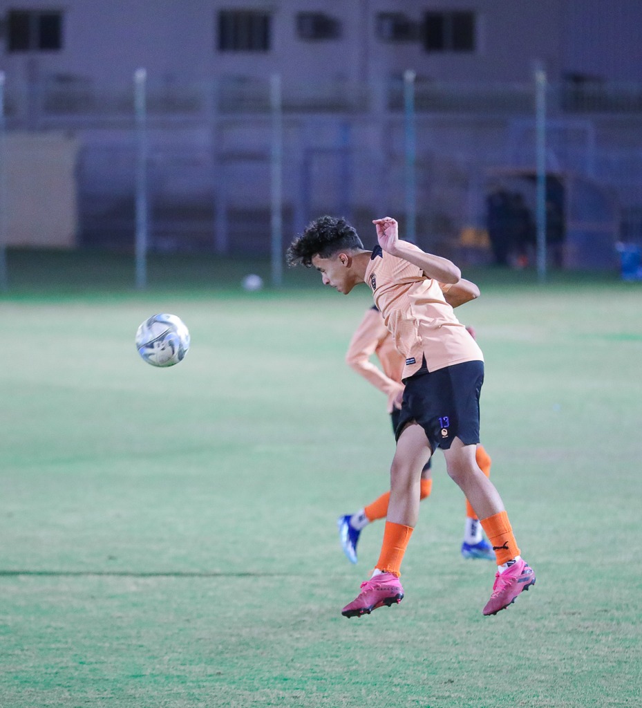 الفيحاء تحت 17 سنة يجري تمرينه الرئيس استعداداً لمواجهة نظيره نادي الشباب