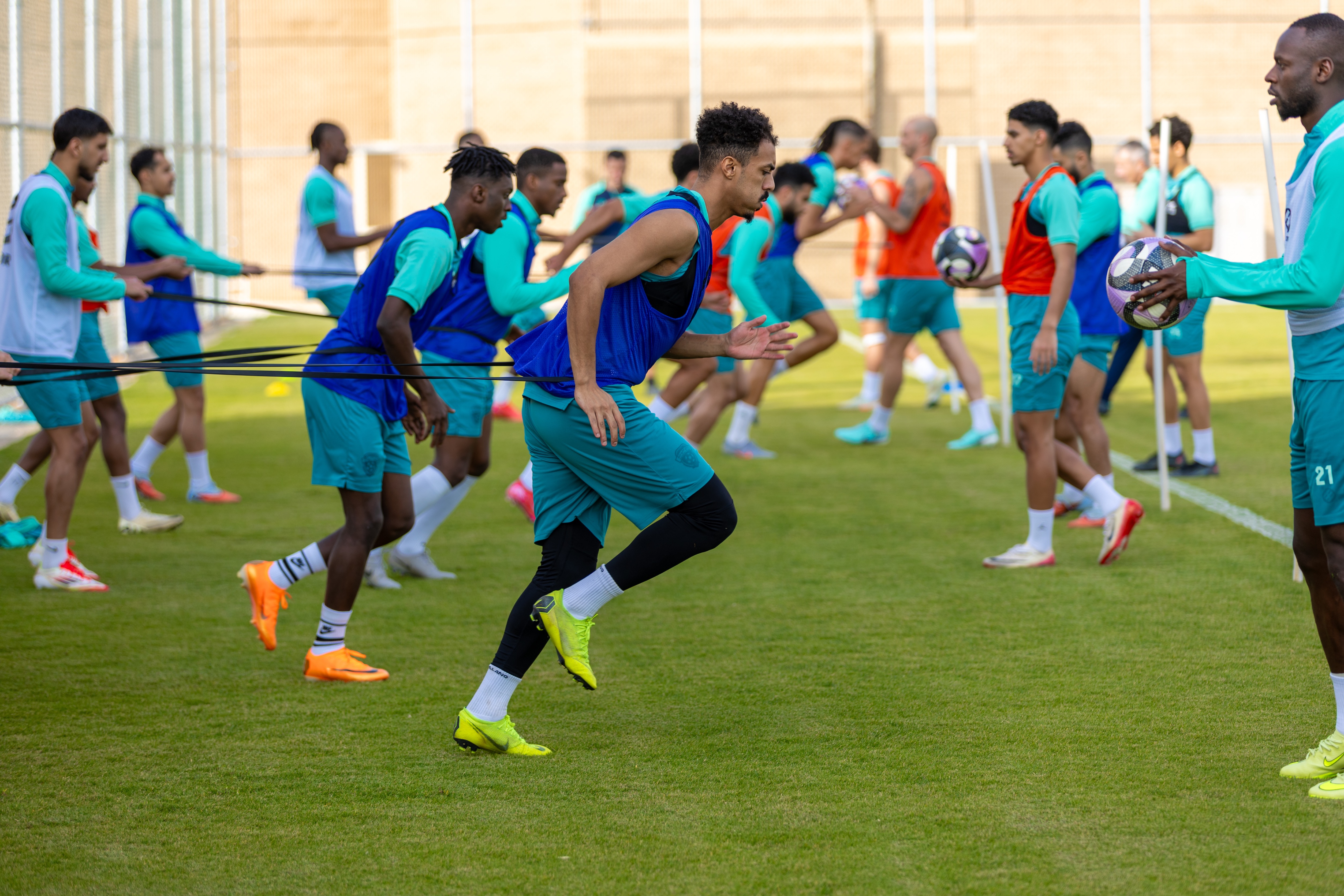 الفيحاء يجري حصة تدريبية ويستعد للمغادرة إلى معسكر العين التحضيري