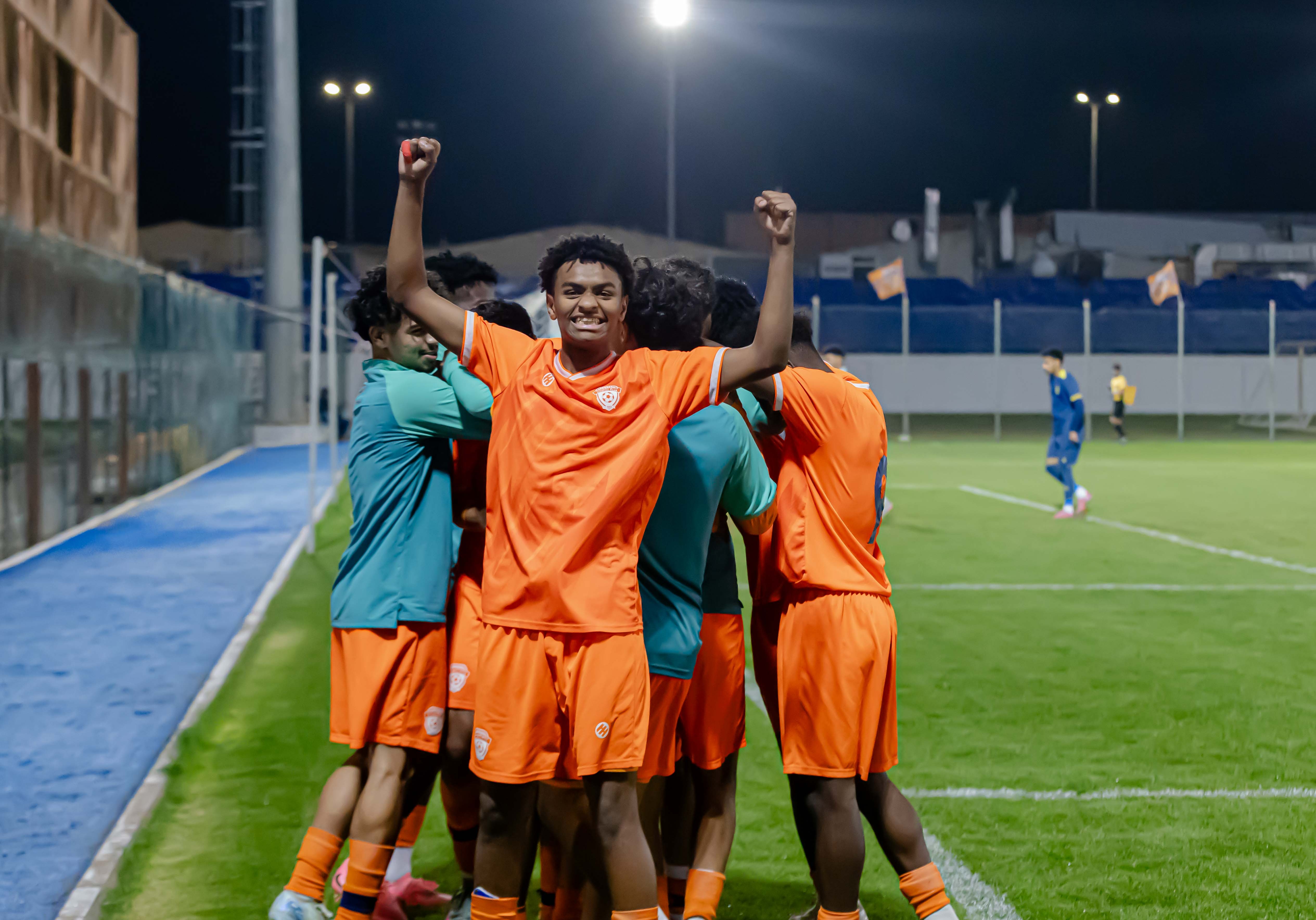 الفيحاء تحت 18 سنة يتعادل ايجابياً مع نظيرة نادي الحزم