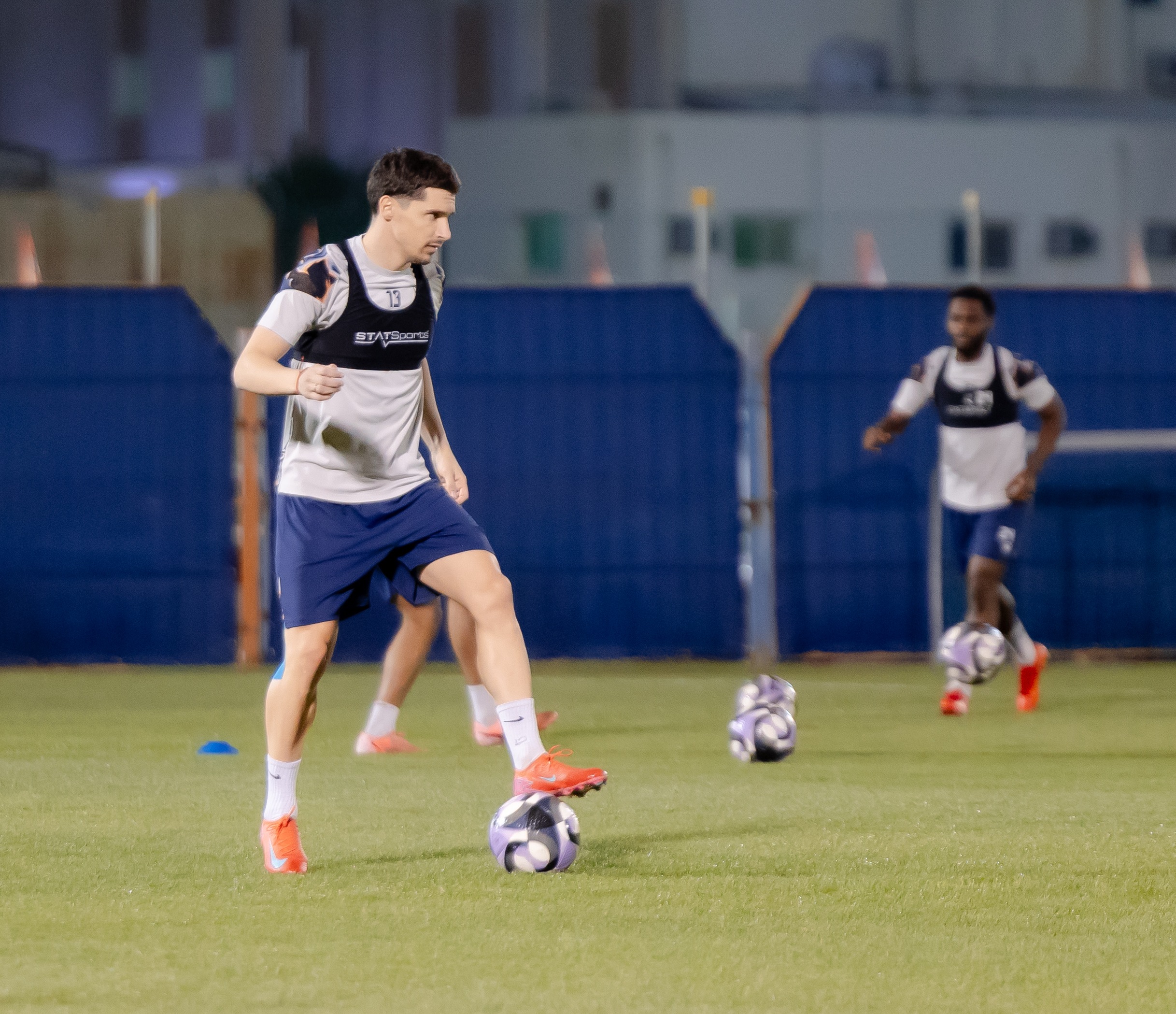 الفيحاء يجري مرانه الرئيس استعداداً لمواجهة الإتفاق