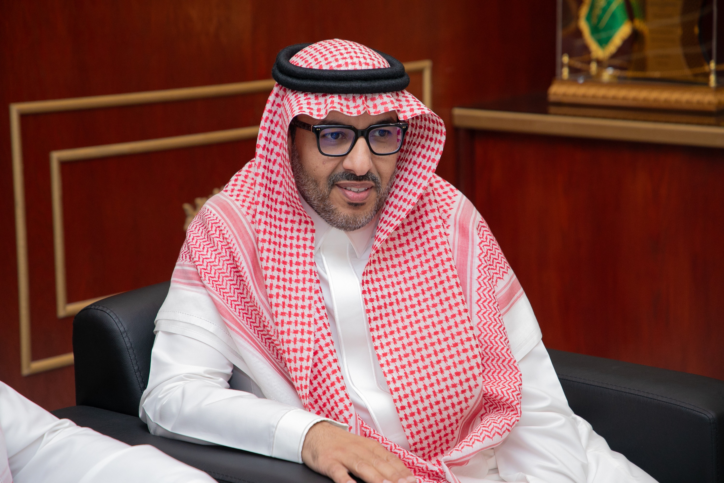 مدير مكتب وزارة الرياضة بمحافظة المجمعة الأستاذ عبدالله الغامدي يزور الفيحاء