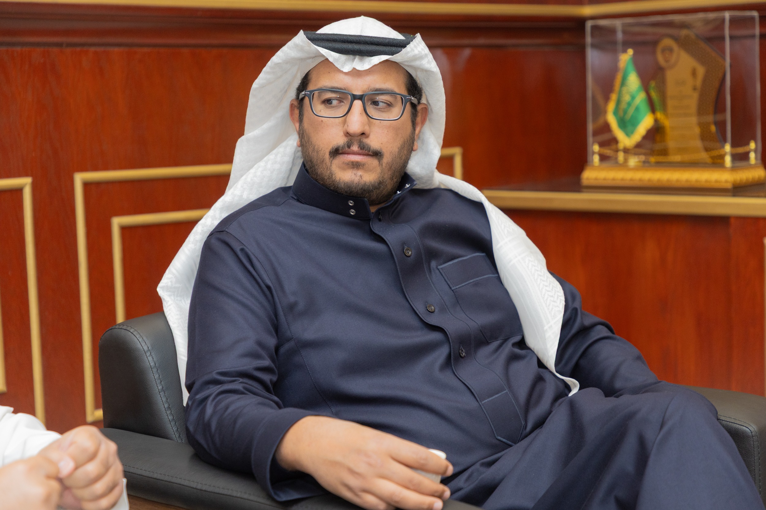 رئيس رابطة دوري المحترفين المهندس عبدالعزيز العفالق يزور الفيحاء