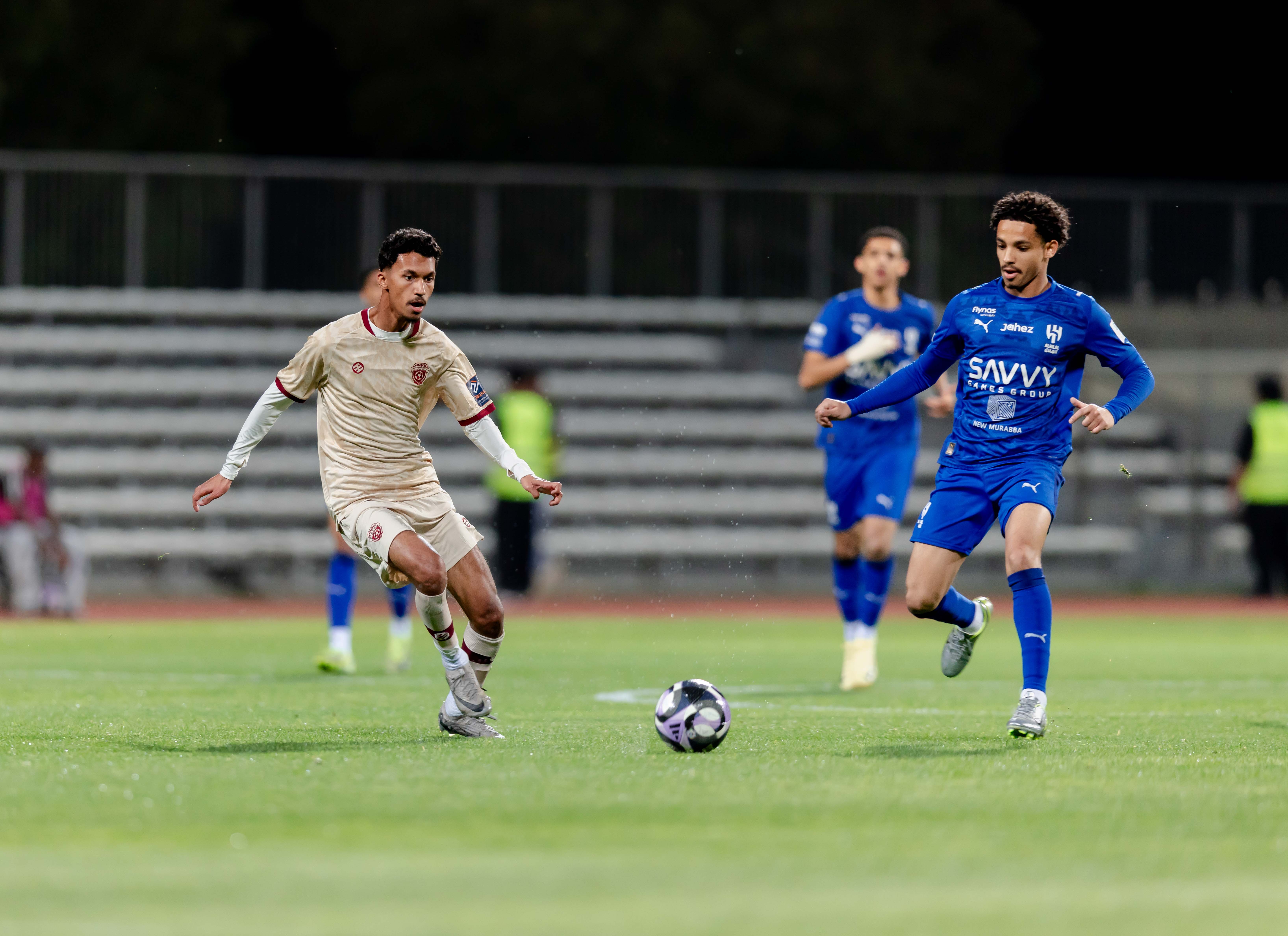 الفيحاء تحت 21 عامًا يخسر لقاء نظيره الهلال ضمن الجولة الثالثة عشر من دوري جوي للنخبة U21 .