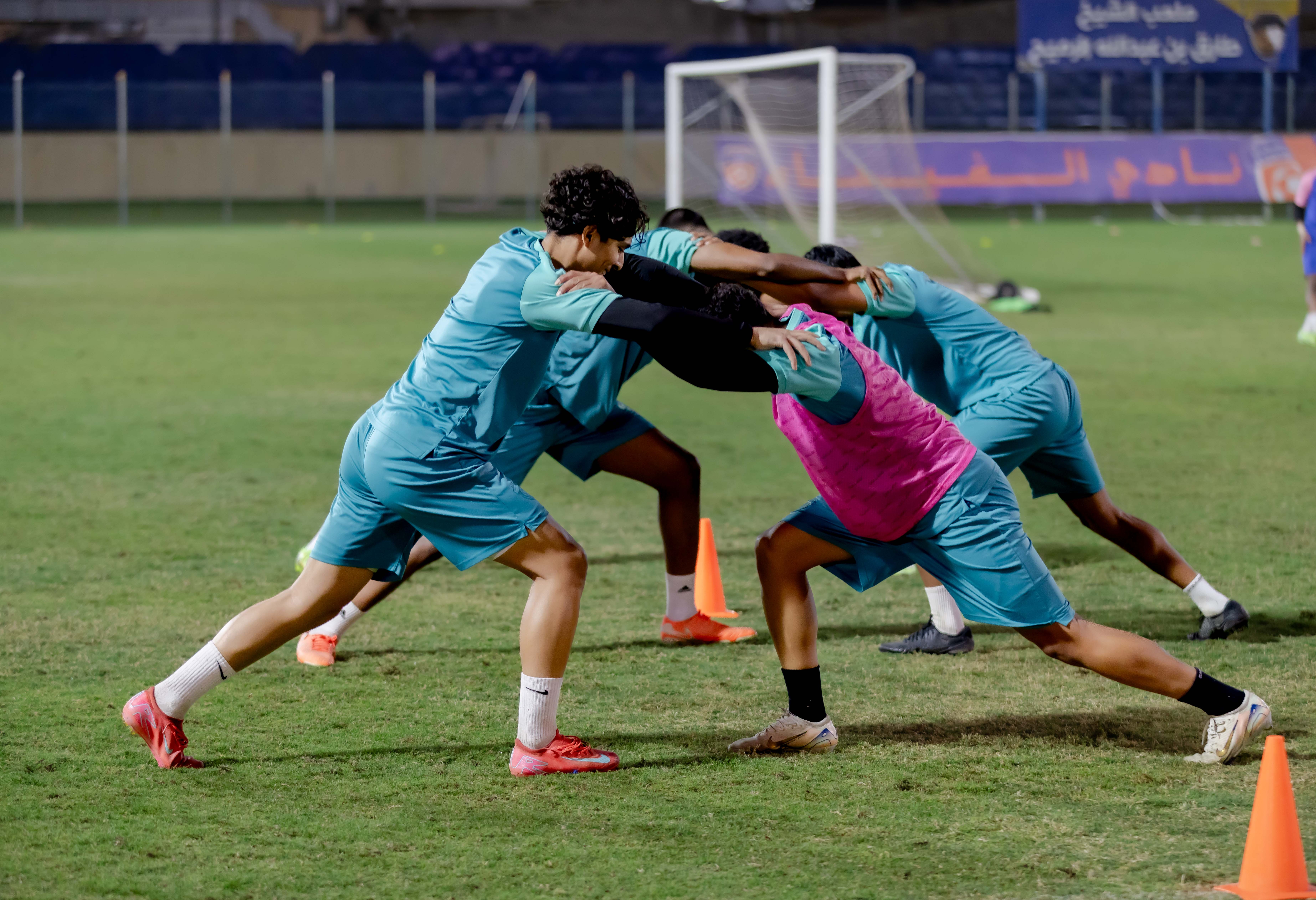 الفيحاء تحت 21 عامًا يُجري تمرينه الرئيس استعدادًا لملاقاة الجبلين .