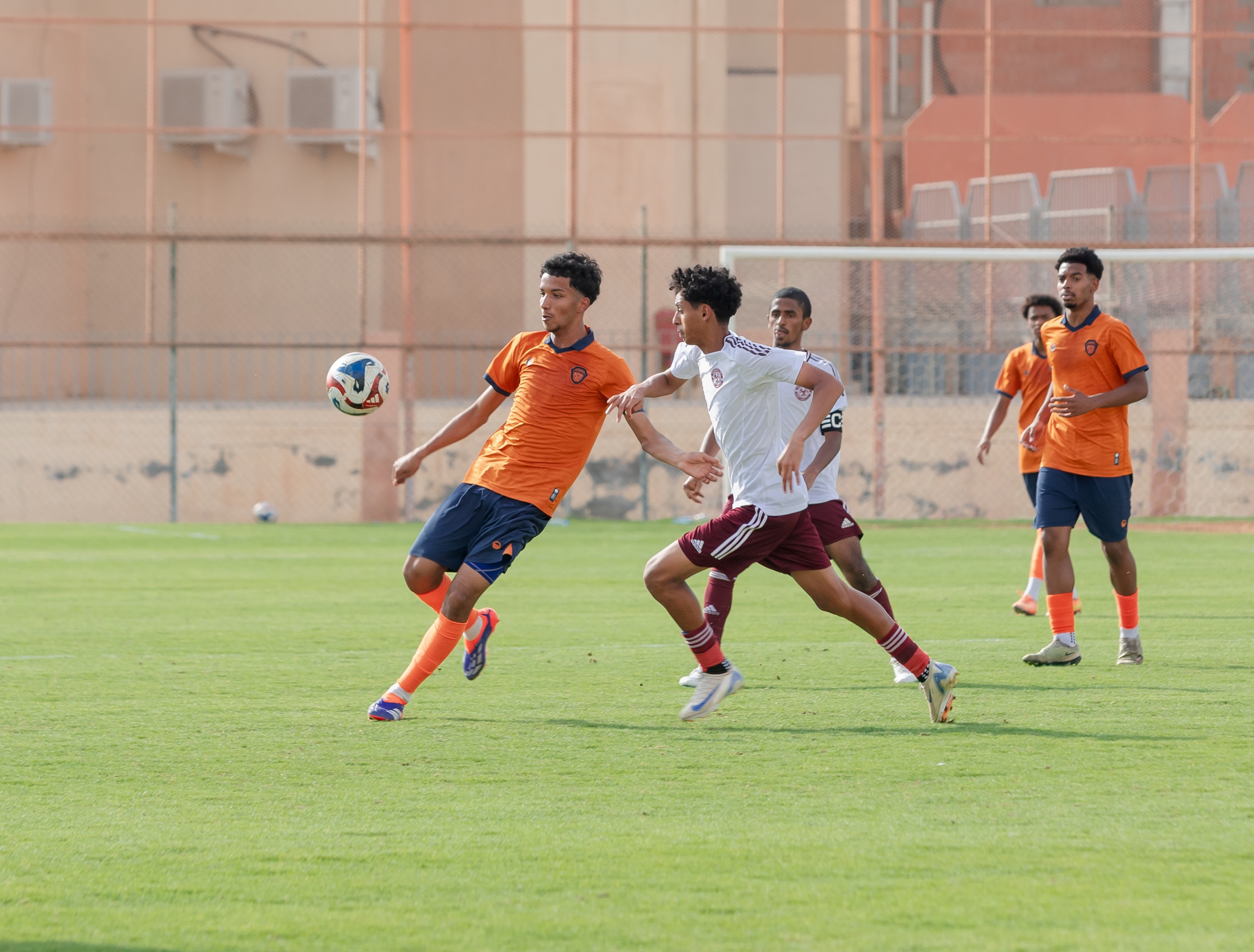 الفيحاء تحت 17 سنة يكسب لقاء نظيره نادي الفيصلي باربعة اهداف نظيفة