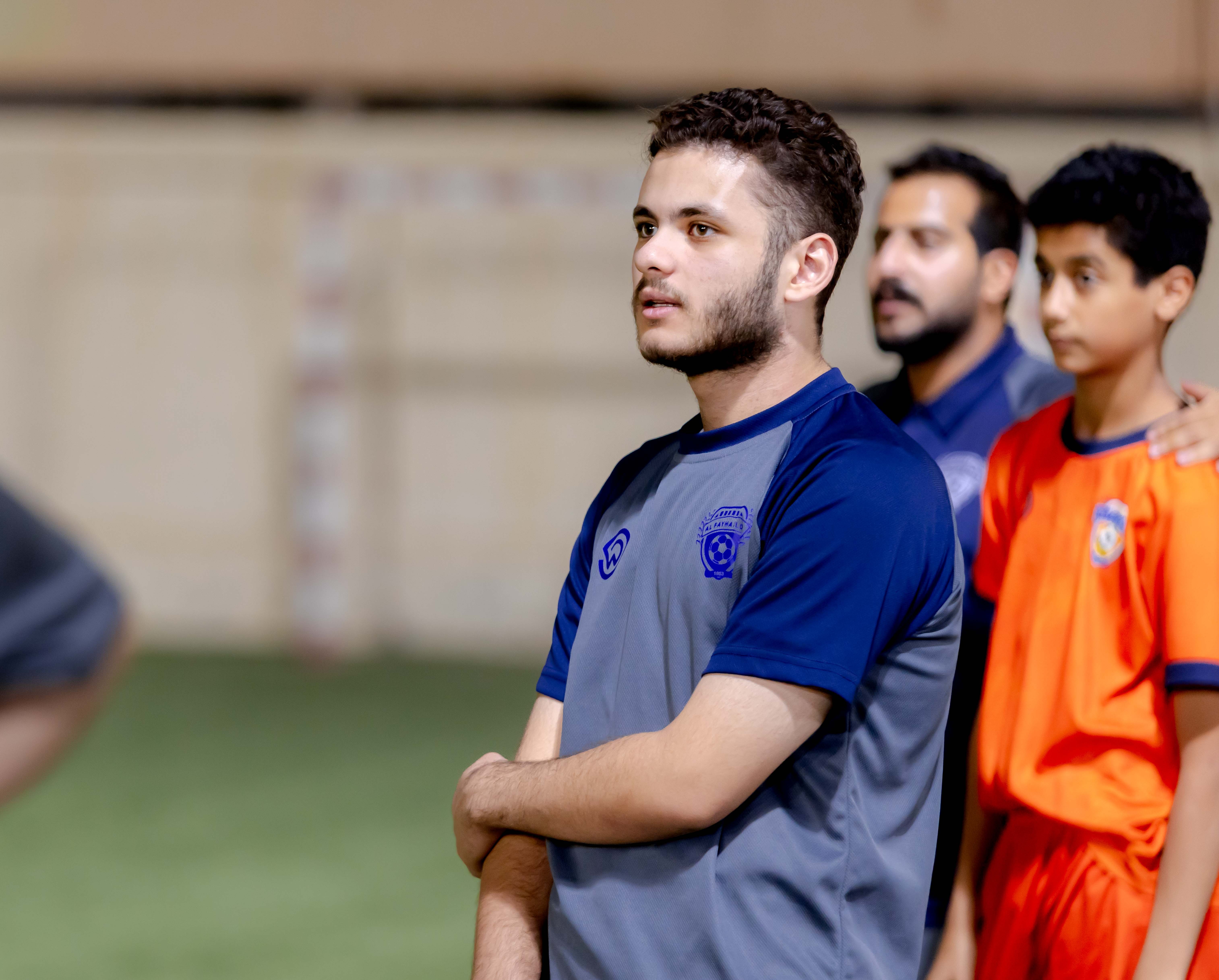 اكاديمية الفيحاء تقيم مناورة ودية