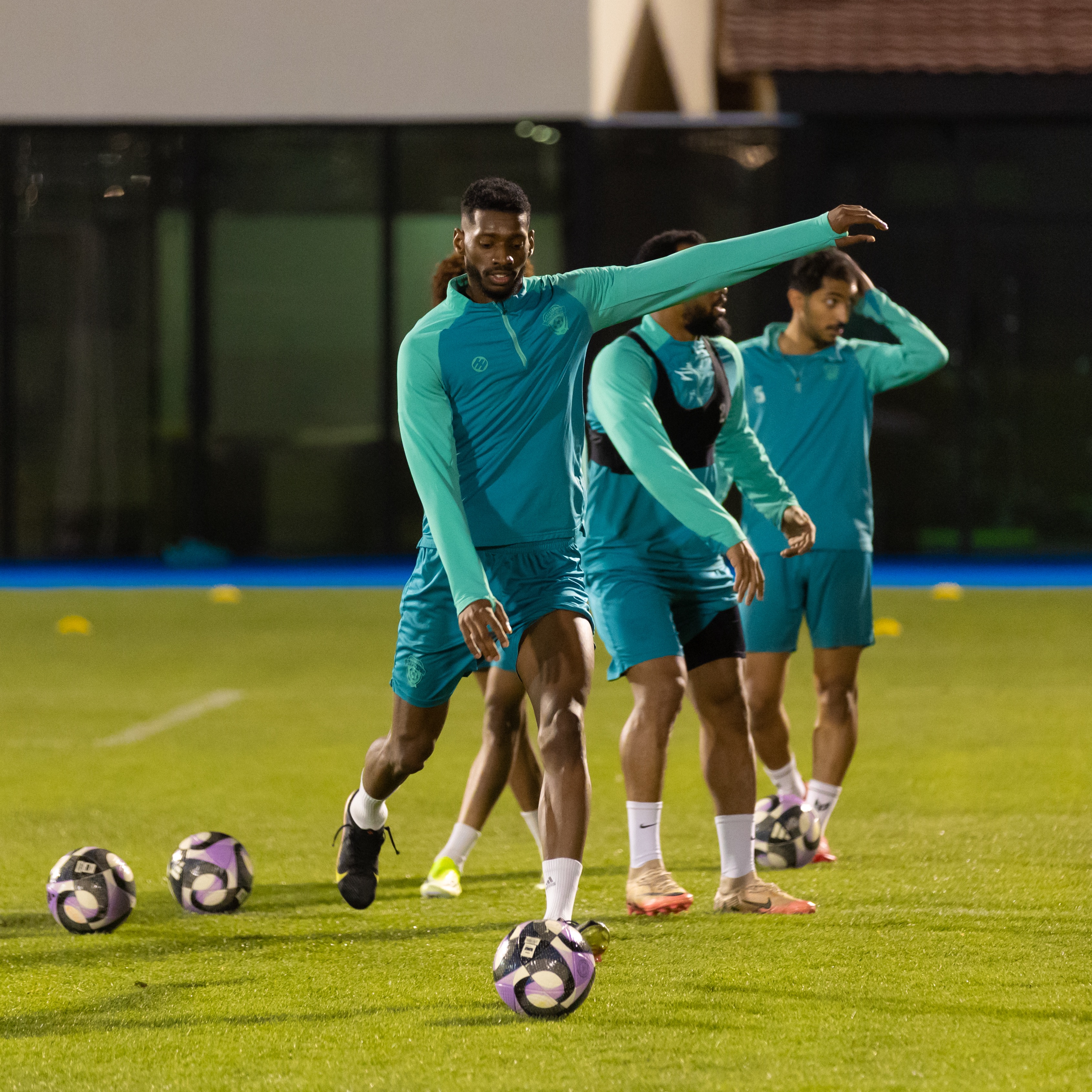 الفيحاء يجري مرانه الرئيس استعداداً لمواجهة الإتفاق