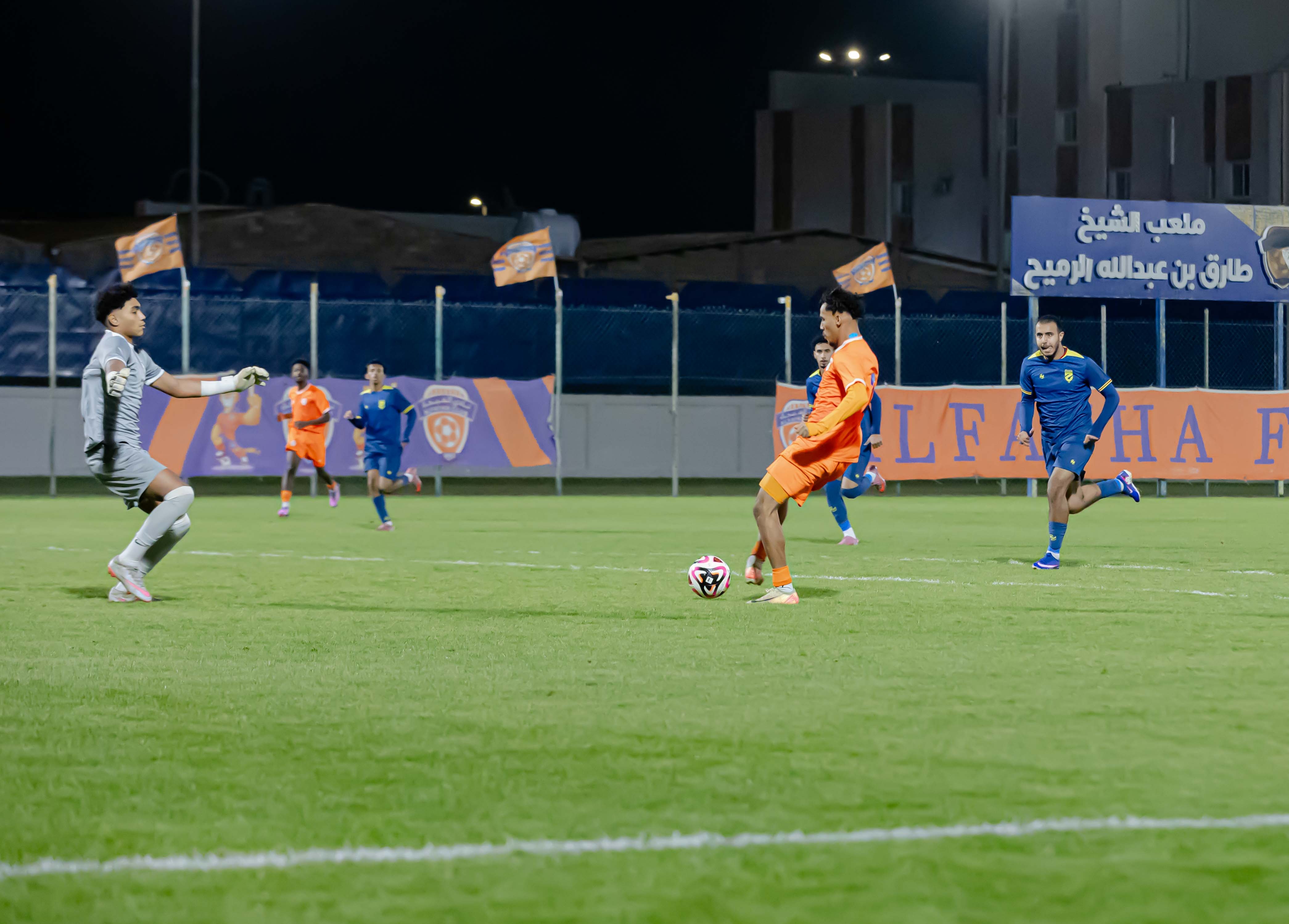 الفيحاء تحت 18 سنة يتعادل ايجابياً مع نظيرة نادي الحزم