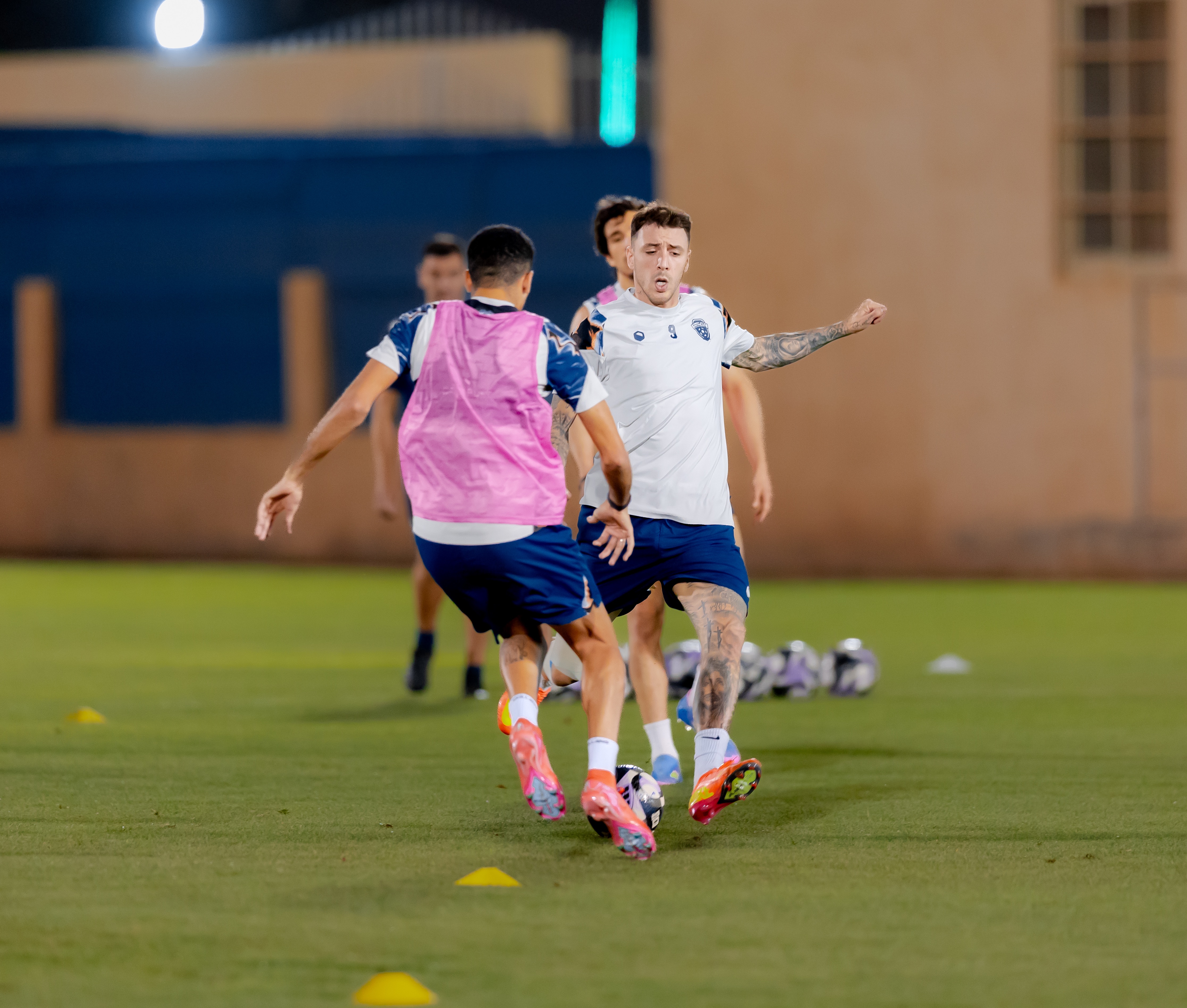 الفيحاء يواصل تحضيراته استعداداً لمواجهة الإتحاد