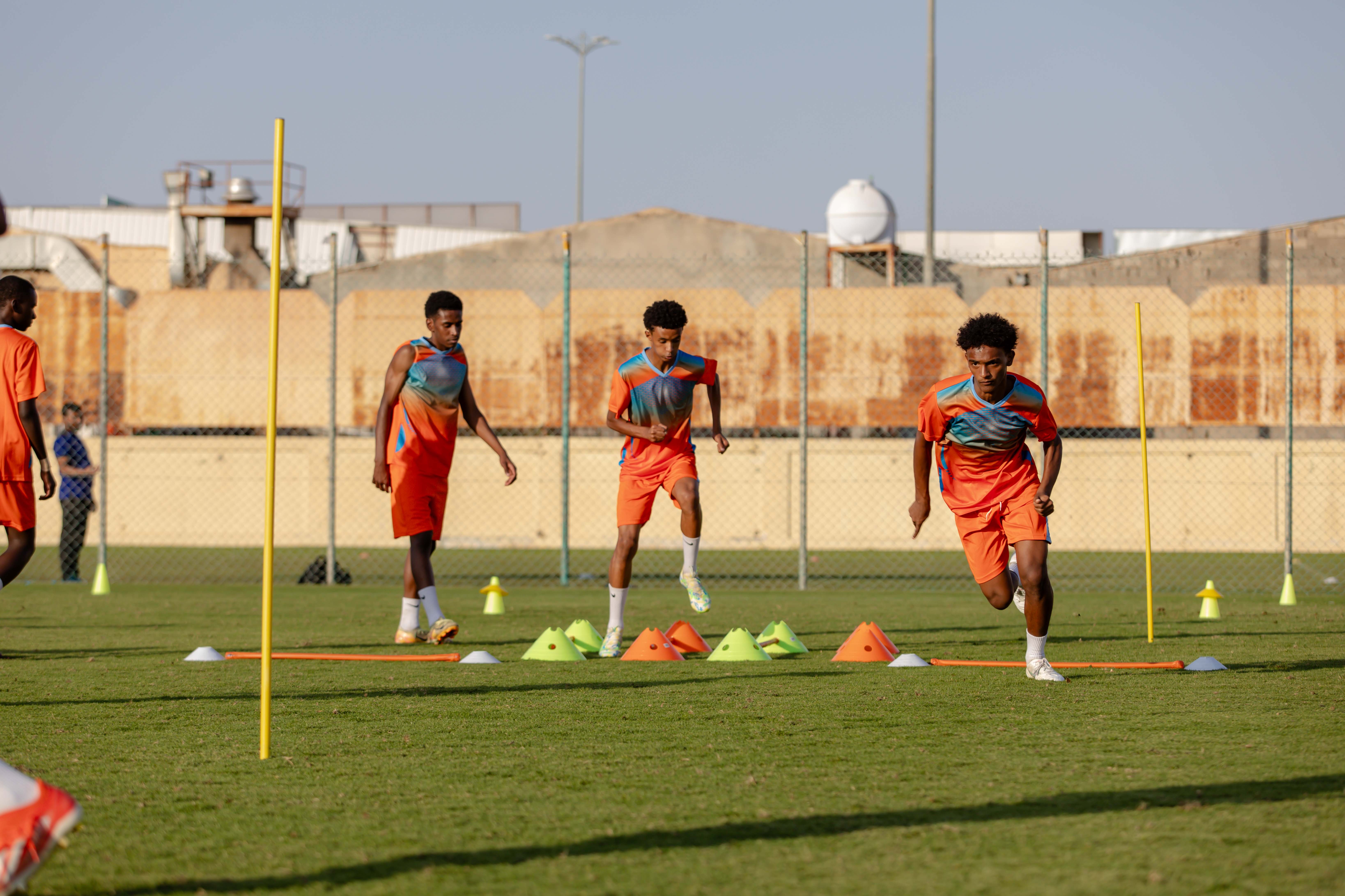 الفيحاء تحت 17 سنة يجري تمرينه الرئيس لمواجهة نظيره نادي الانصار