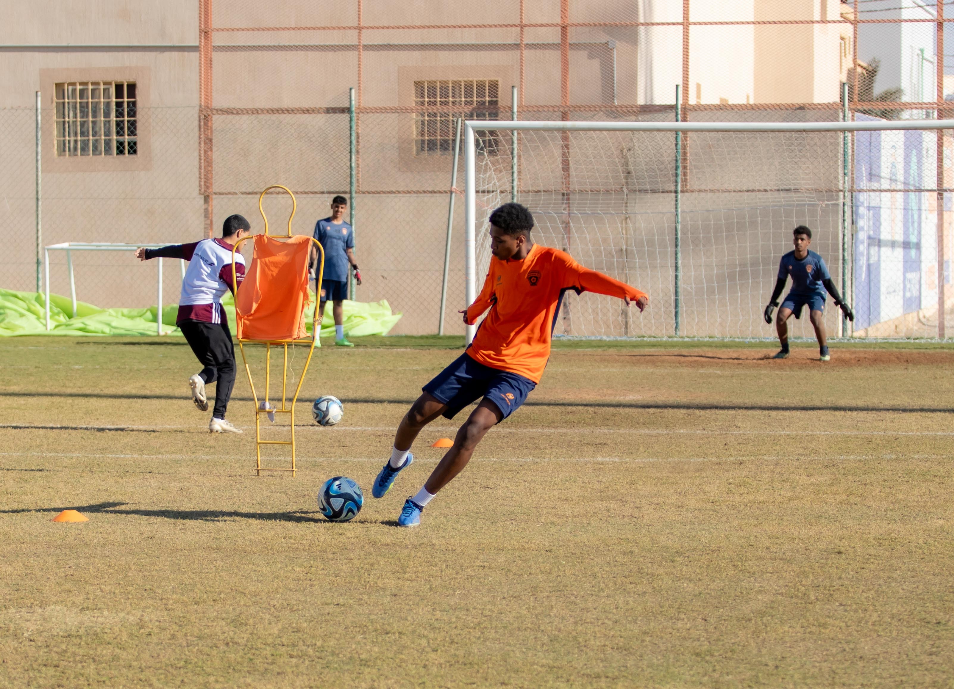 الفيحاء تحت 15 سنة يجري تمرينه الرئيس استعداداً لمباراة نظيره نادي التعاون