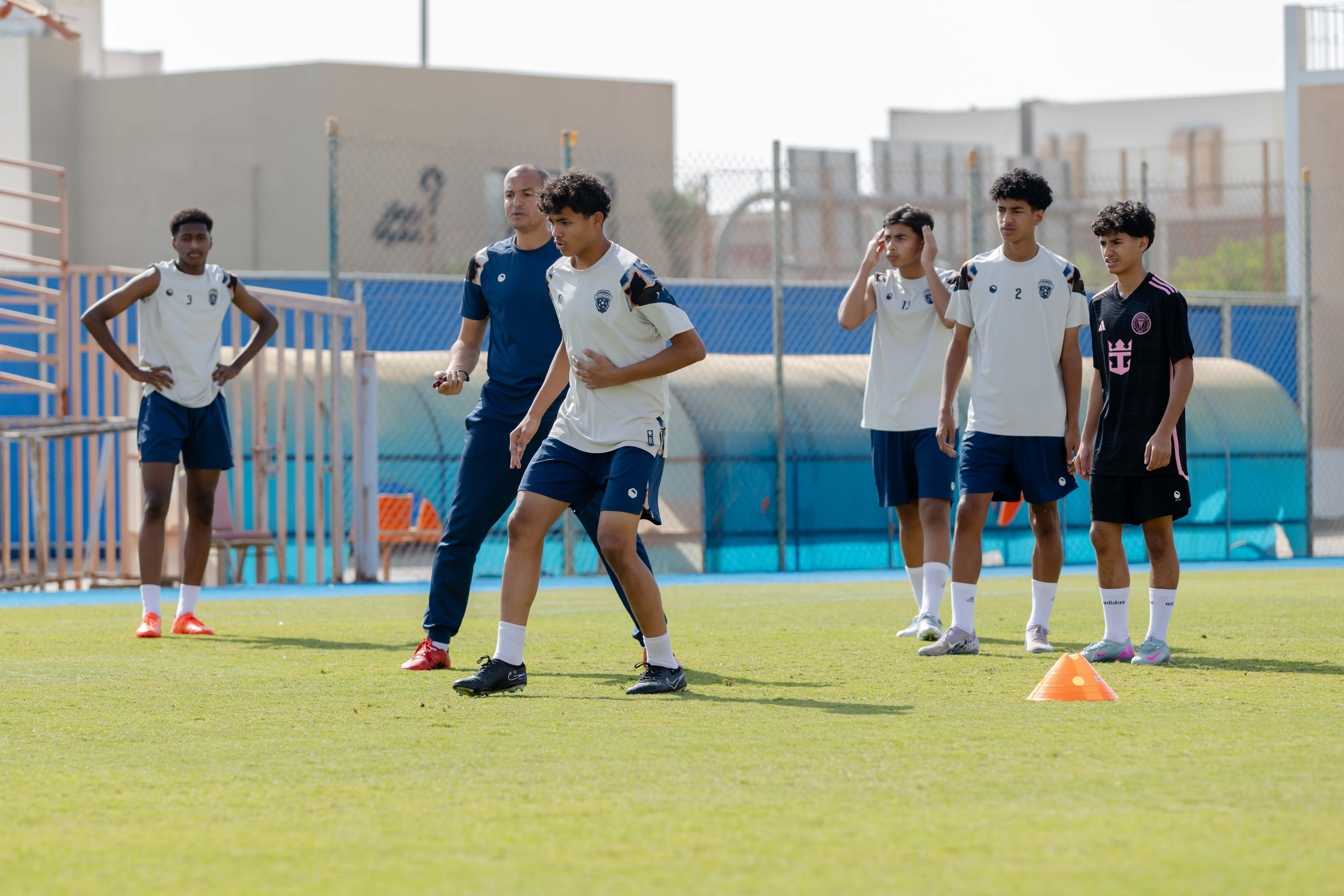 الفيحاء تحت 17 سنة يجري تمرينه الرئيس لمواجهة نظيره نادي الامجاد