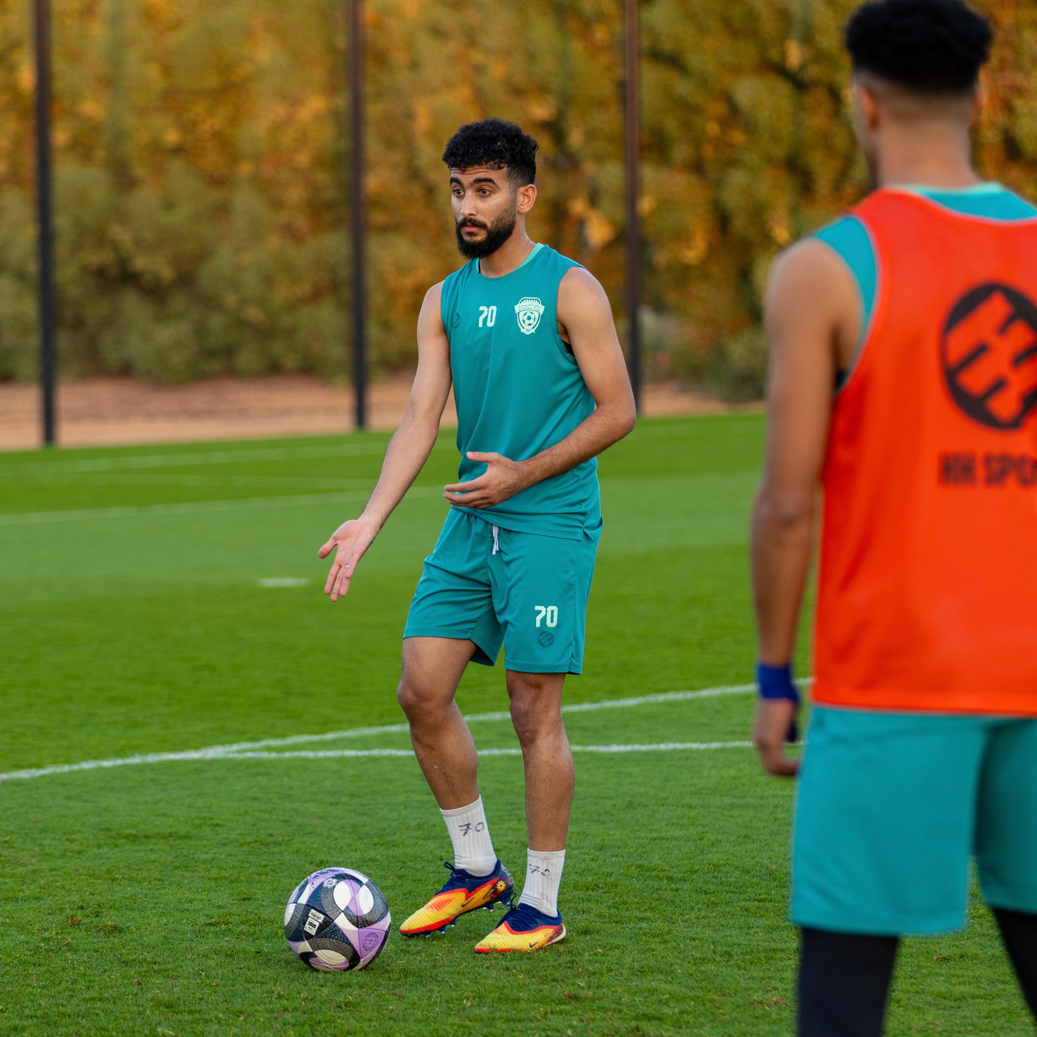 بحصتين صباحية ومسائية، الفيحاء يختتم استعداداته للبطائح الإماراتي