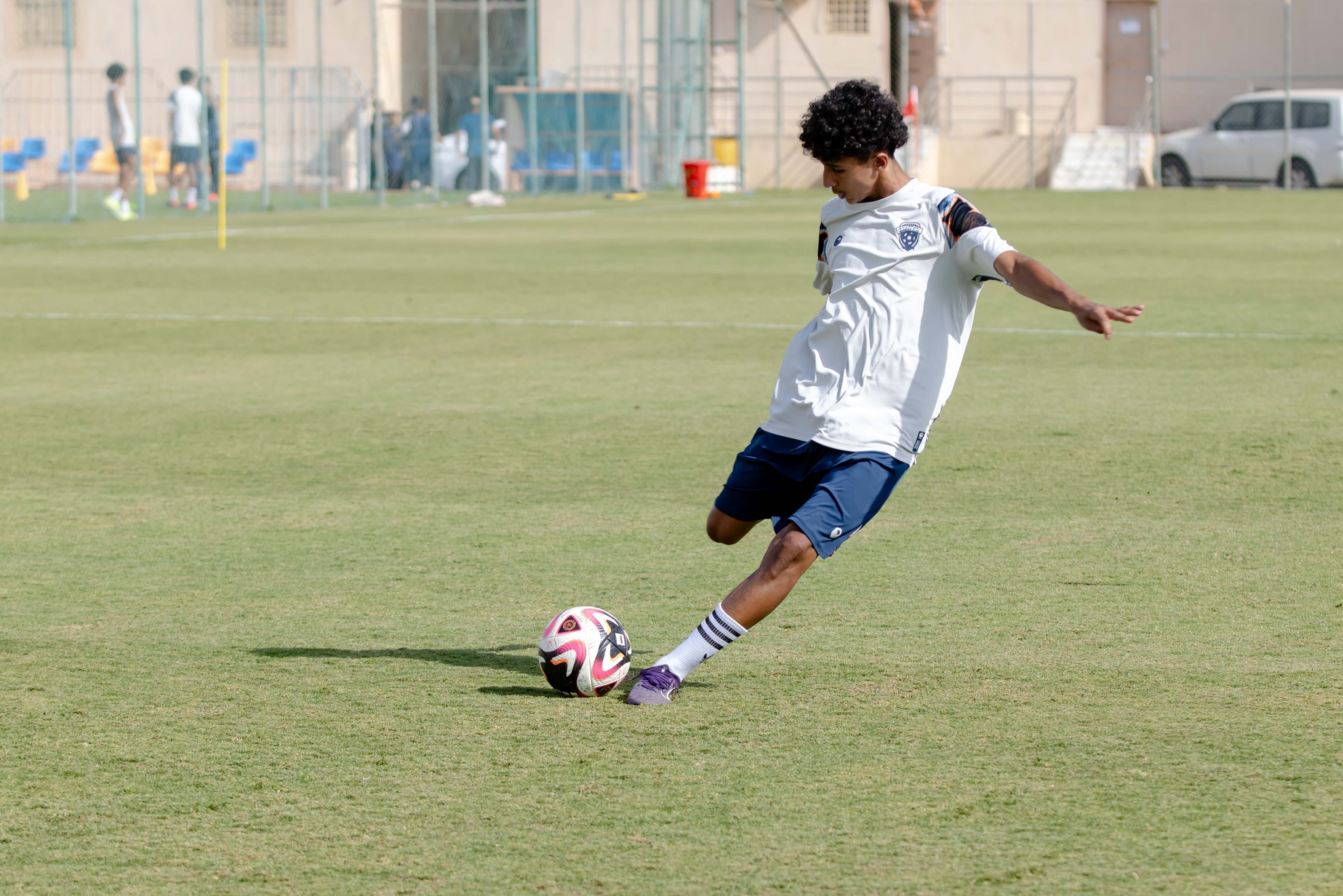 الفيحاء تحت 17 سنة يجري تمرينه الرئيس لمواجهة نظيره نادي الامجاد