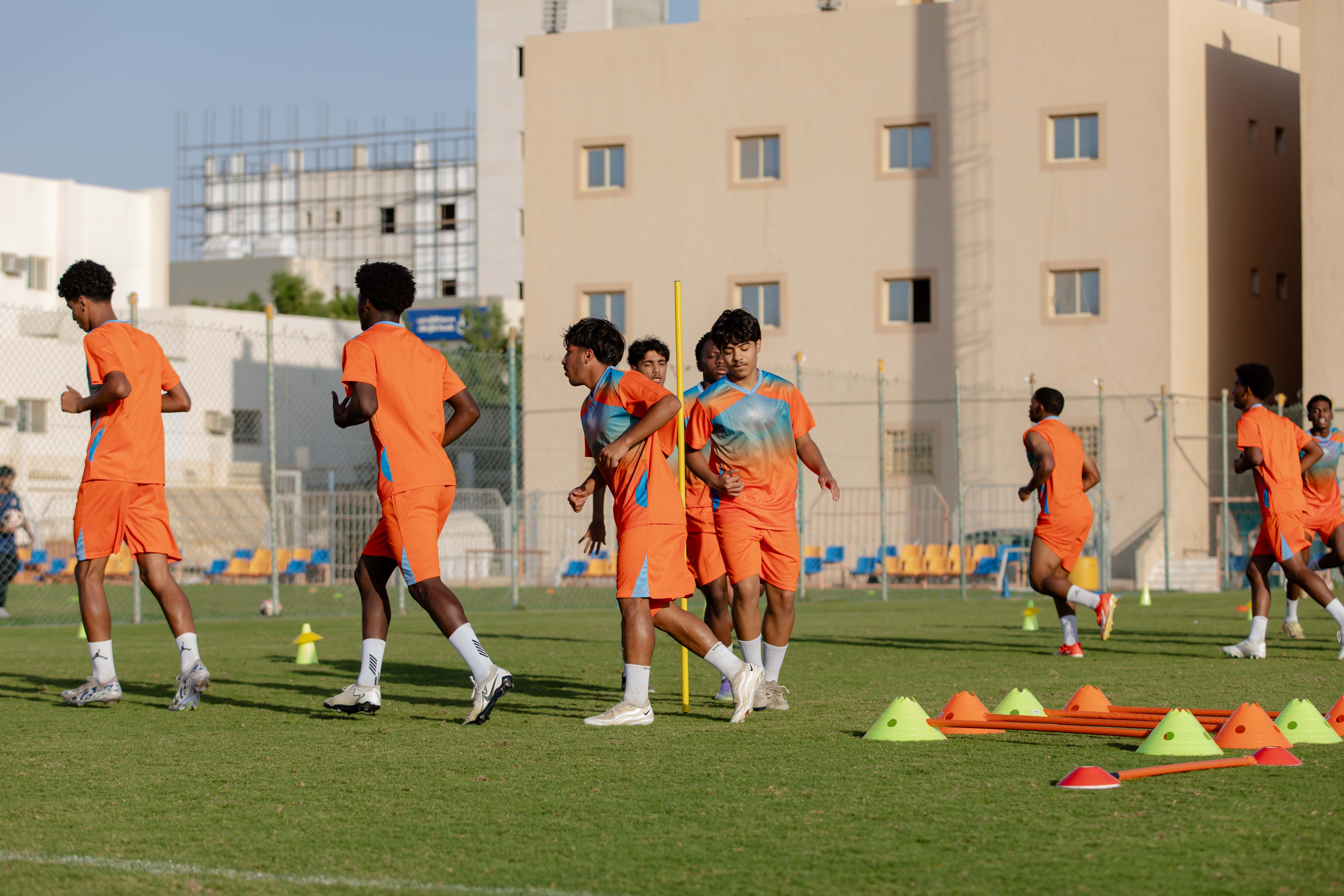 الفيحاء تحت 17 سنة يجري تمرينه الرئيس لمواجهة نظيره نادي الانصار