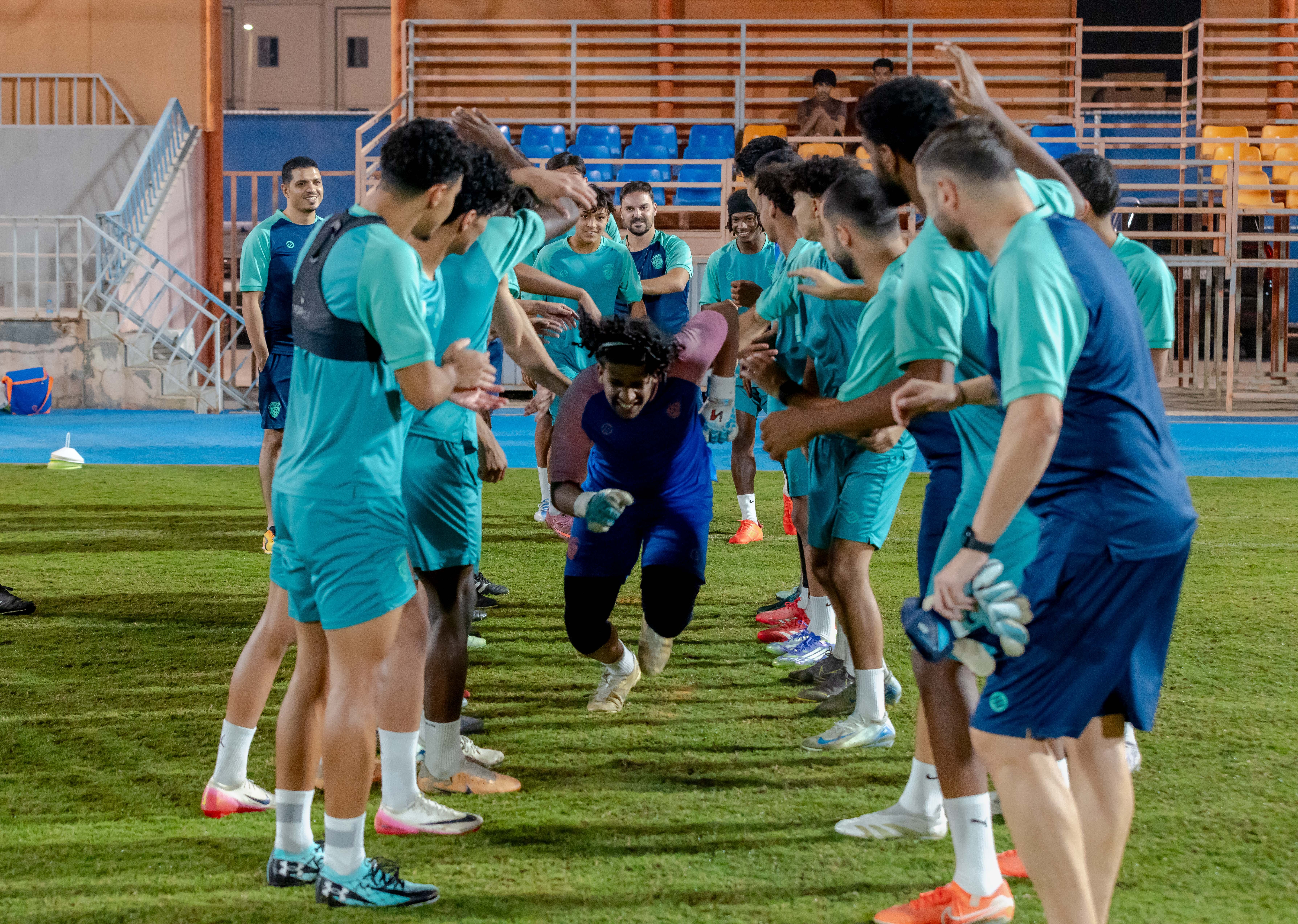 الفيحاء تحت 21 عام يجري تمرينه الرئيس استعداداً لملاقاة العروبة