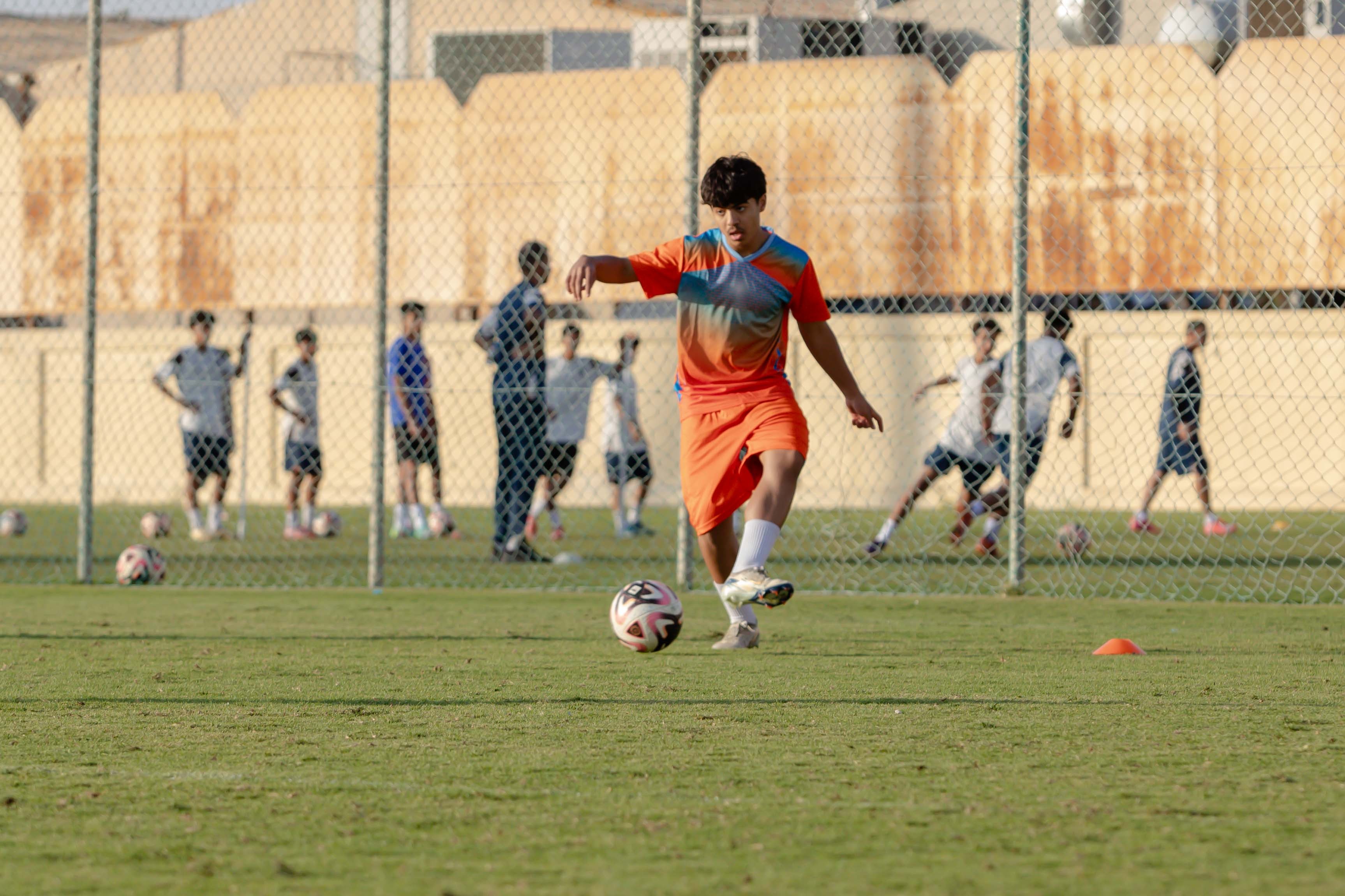 الفيحاء تحت 17 سنة يجري تمرينه الرئيس لمواجهة نظيره نادي الانصار