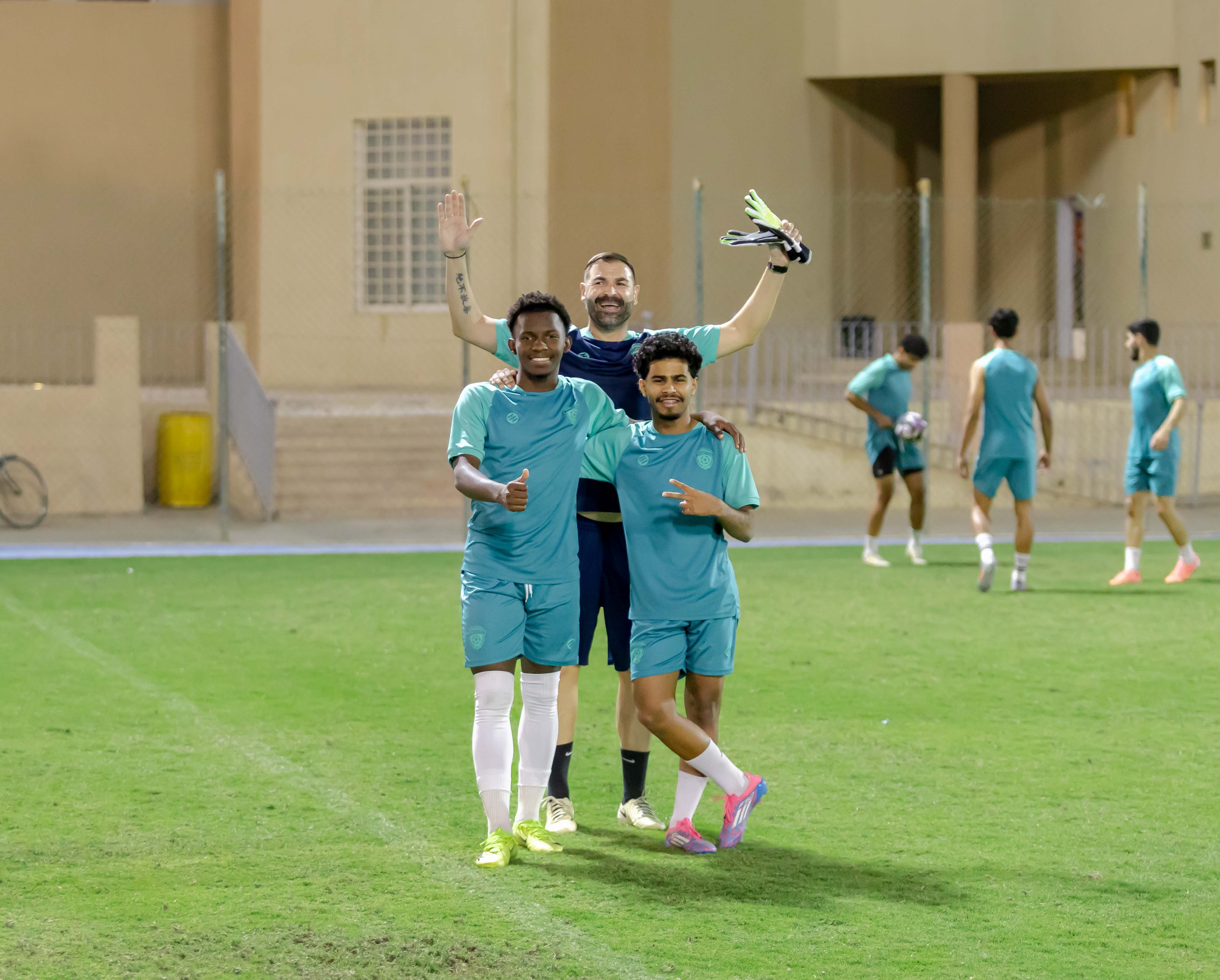 الفيحاء تحت 21 عامًا يُجري تمرينه الرئيس استعدادًا لملاقاة القادسية .