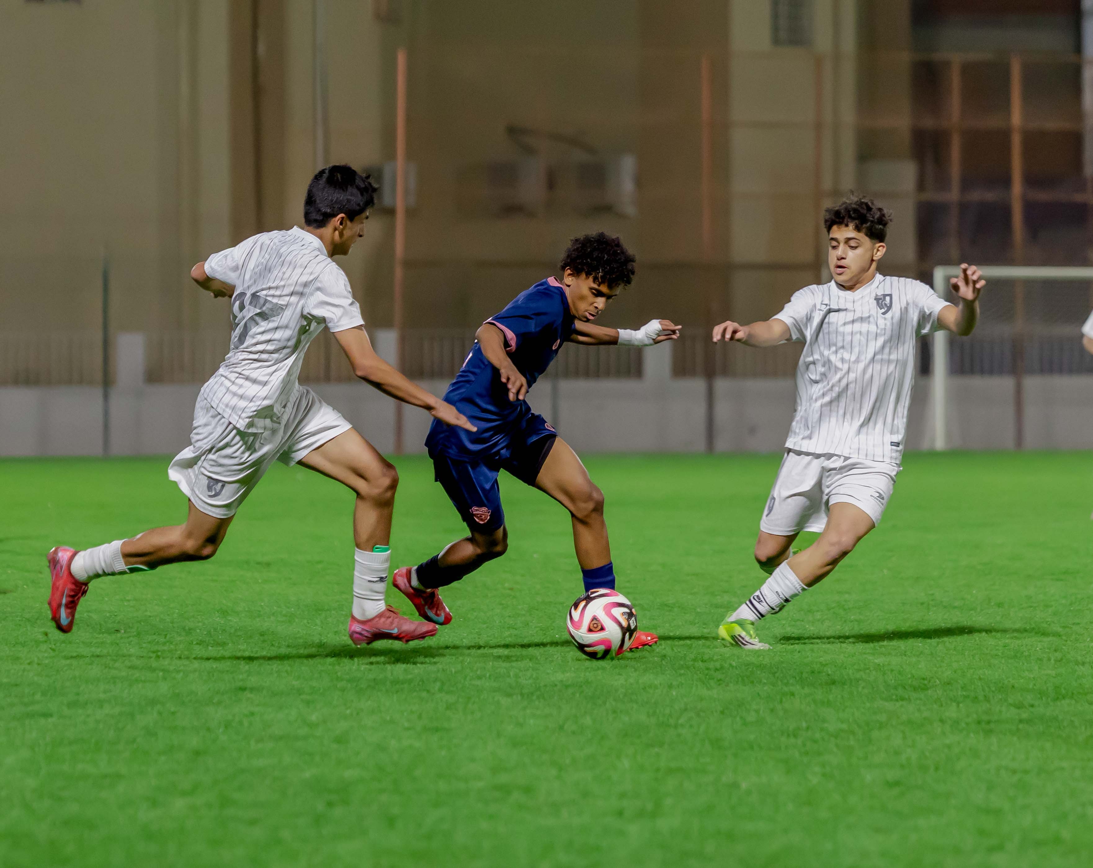 الفيحاء تحت 15 سنة يتعادل إيجابياً أمام نظيره نادي الطائي