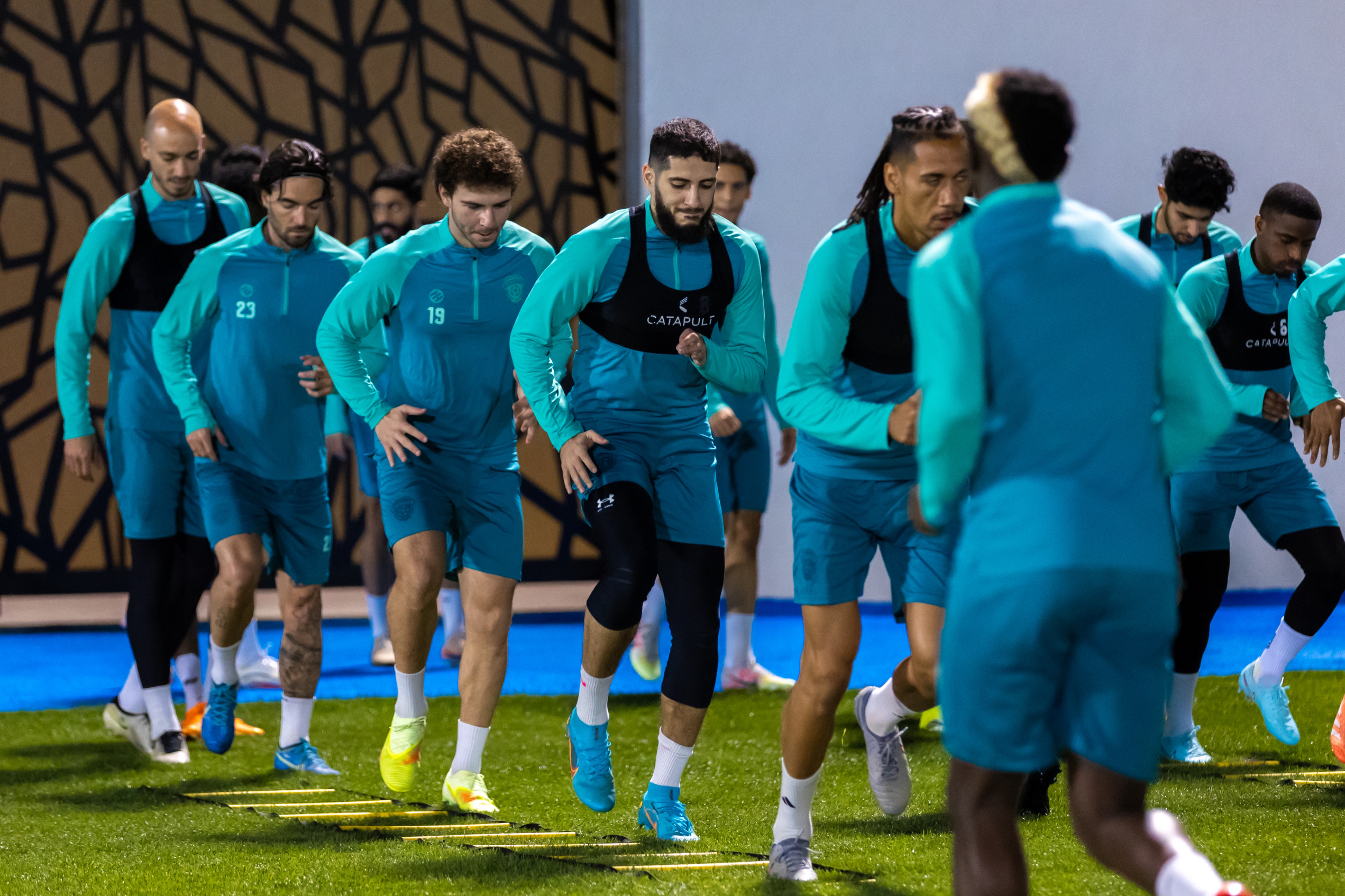 الفيحاء يجري مرانه الرئيس استعداداً لمواجهة التعاون