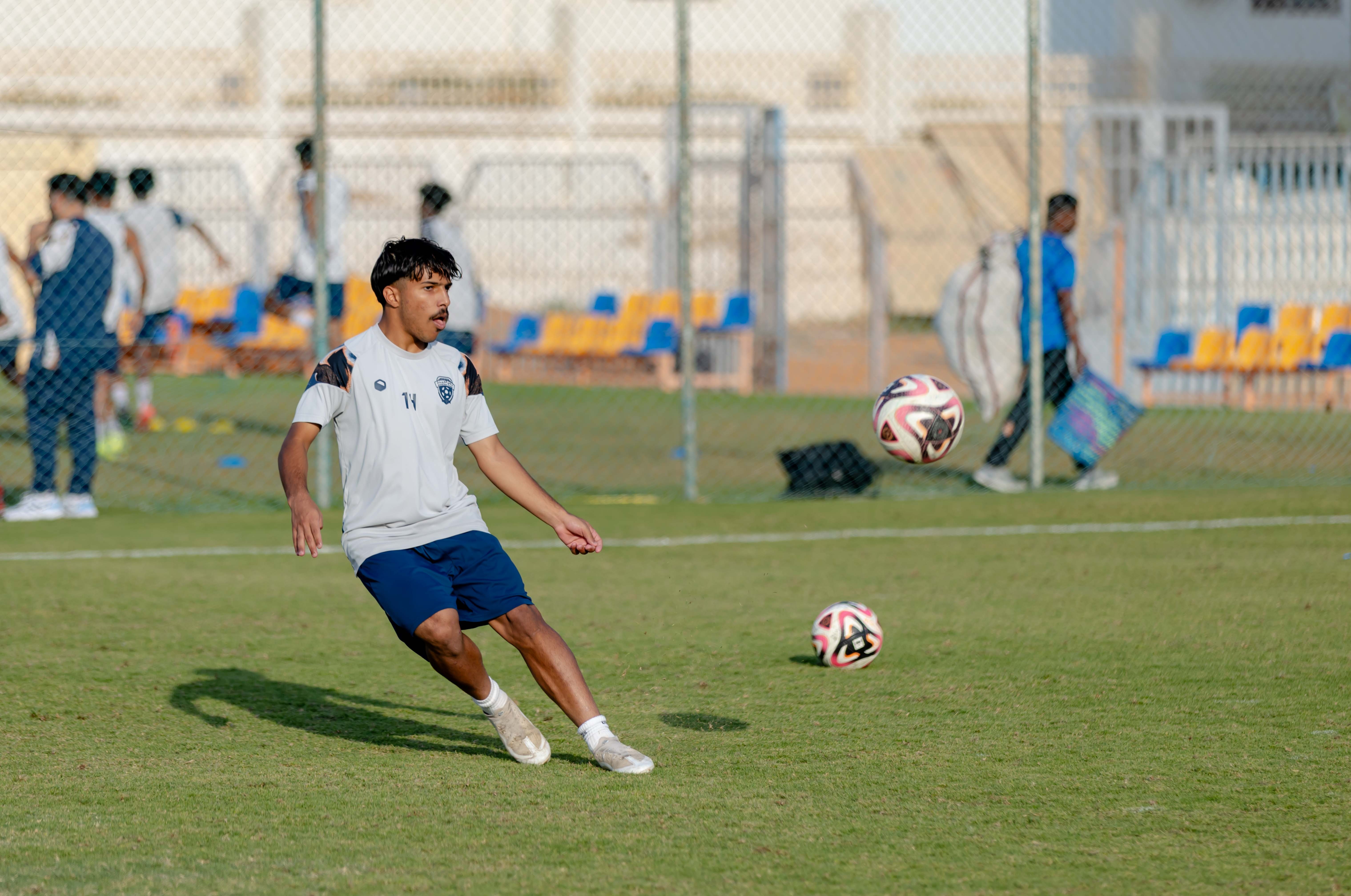 الفيحاء تحت 17 سنة يواصل تحضيراته لمواجهة نظيره نادي هجر لمواجهة هجر