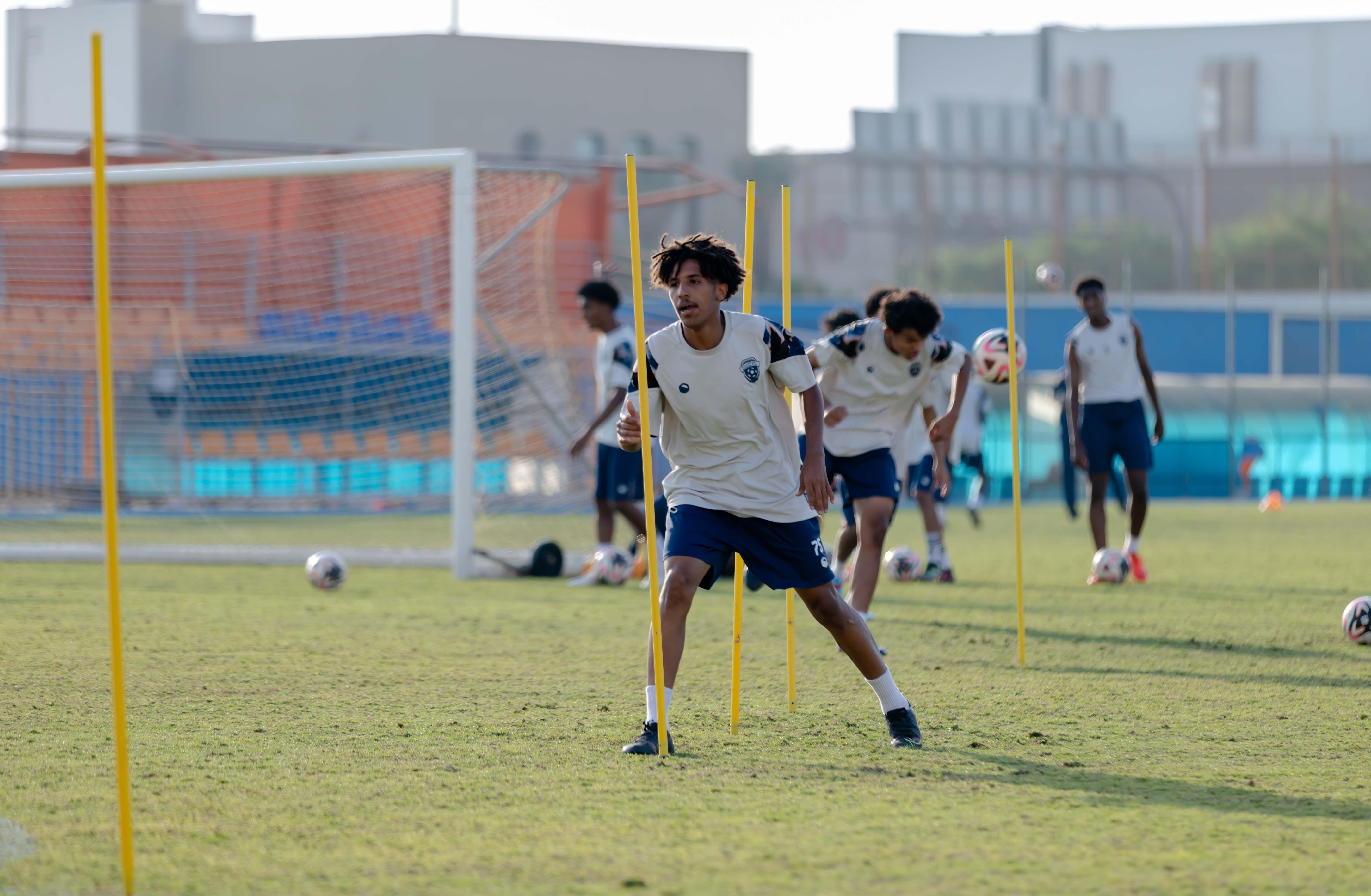 الفيحاء تحت 17 سنة يواصل تحضيراته لمواجهة نظيره نادي هجر لمواجهة هجر