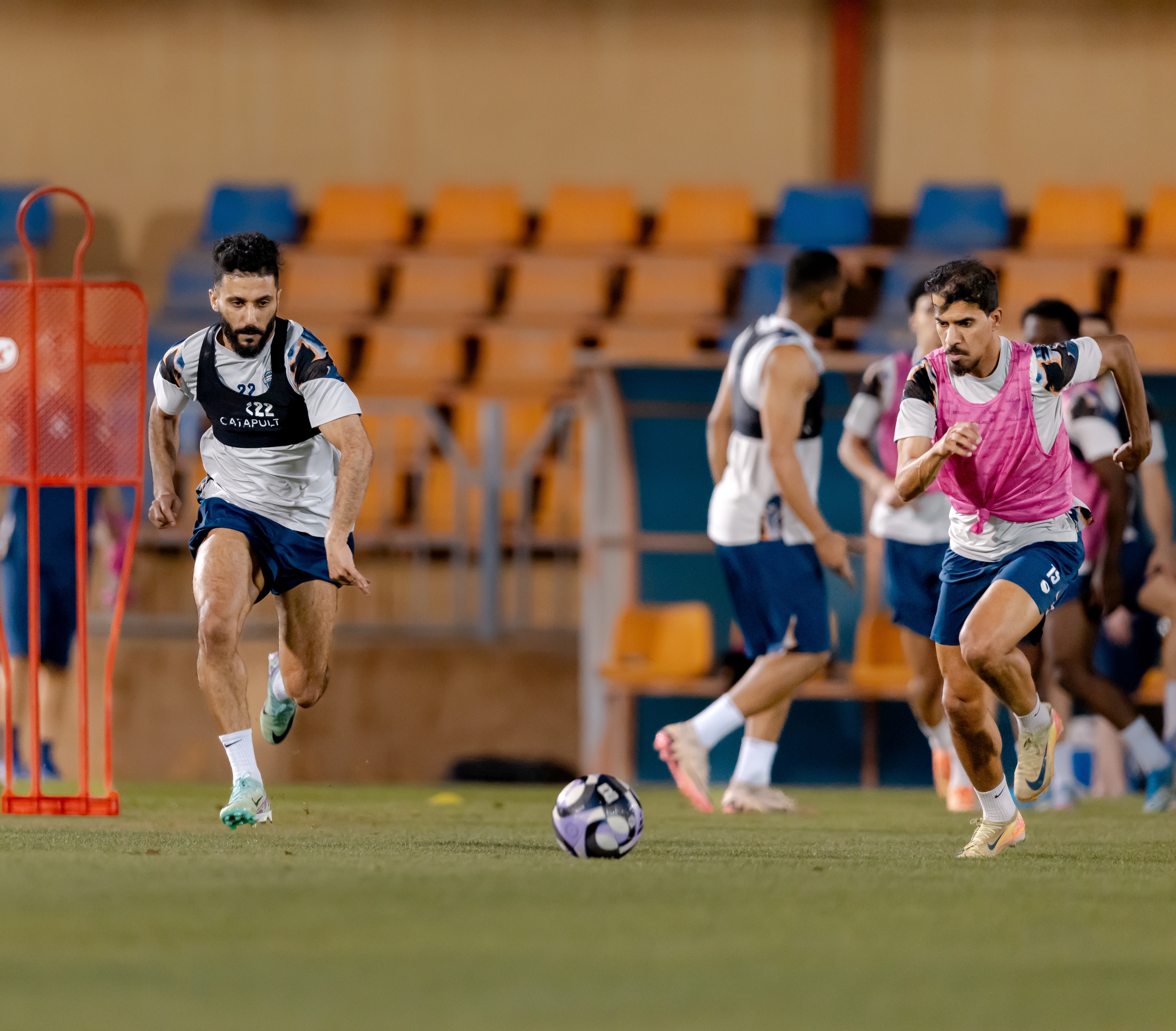 الفيحاء يجري مرانه الرئيس استعداداً لمواجهة الأخدود