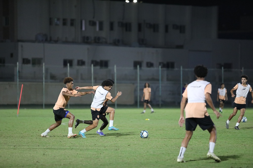 الفيحاء تحت 19 سنة يجري تمرينه الرئيس استعداداً لمباراة نظيره نادي سدير