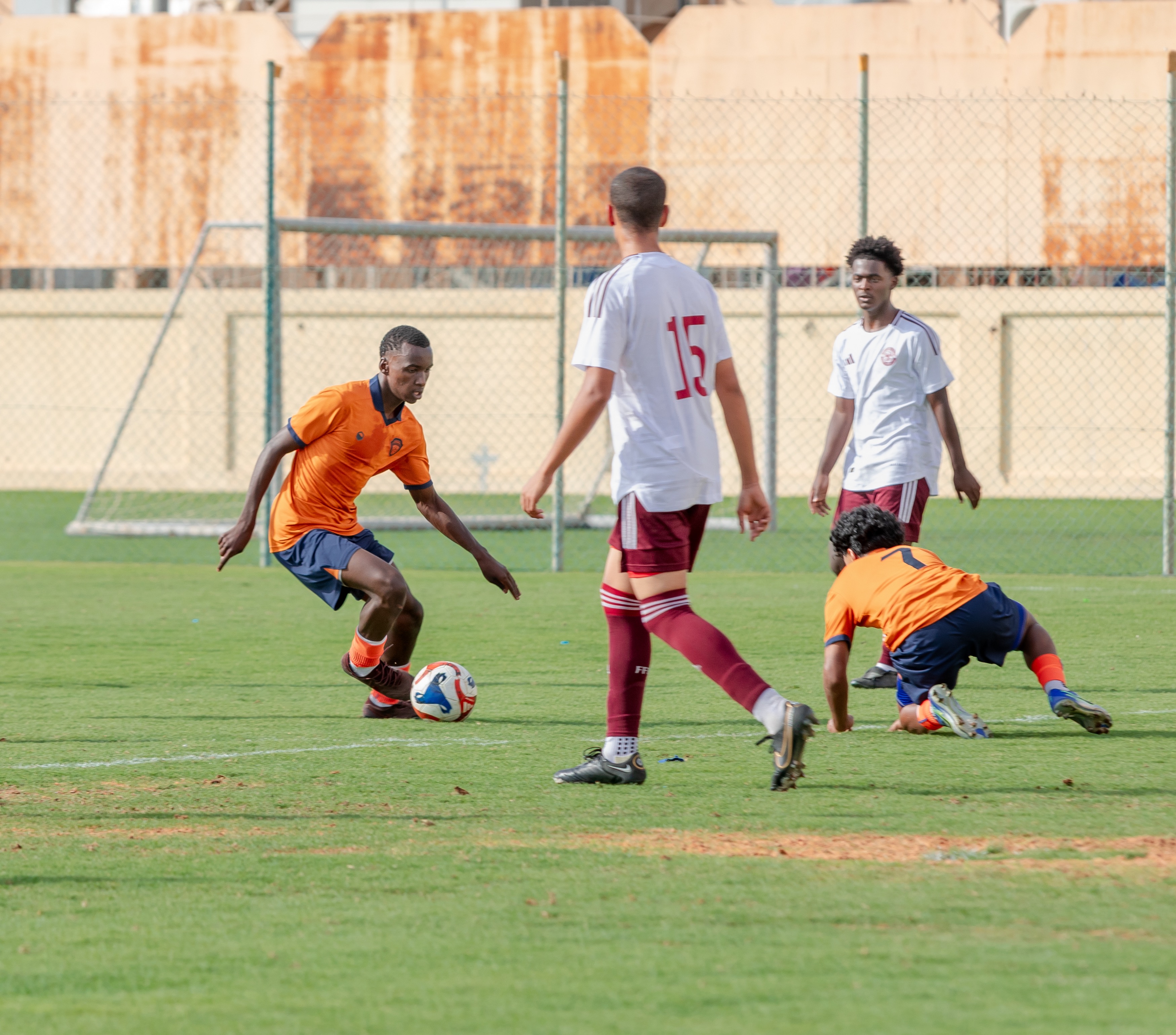 الفيحاء تحت 17 سنة يكسب لقاء نظيره نادي الفيصلي باربعة اهداف نظيفة