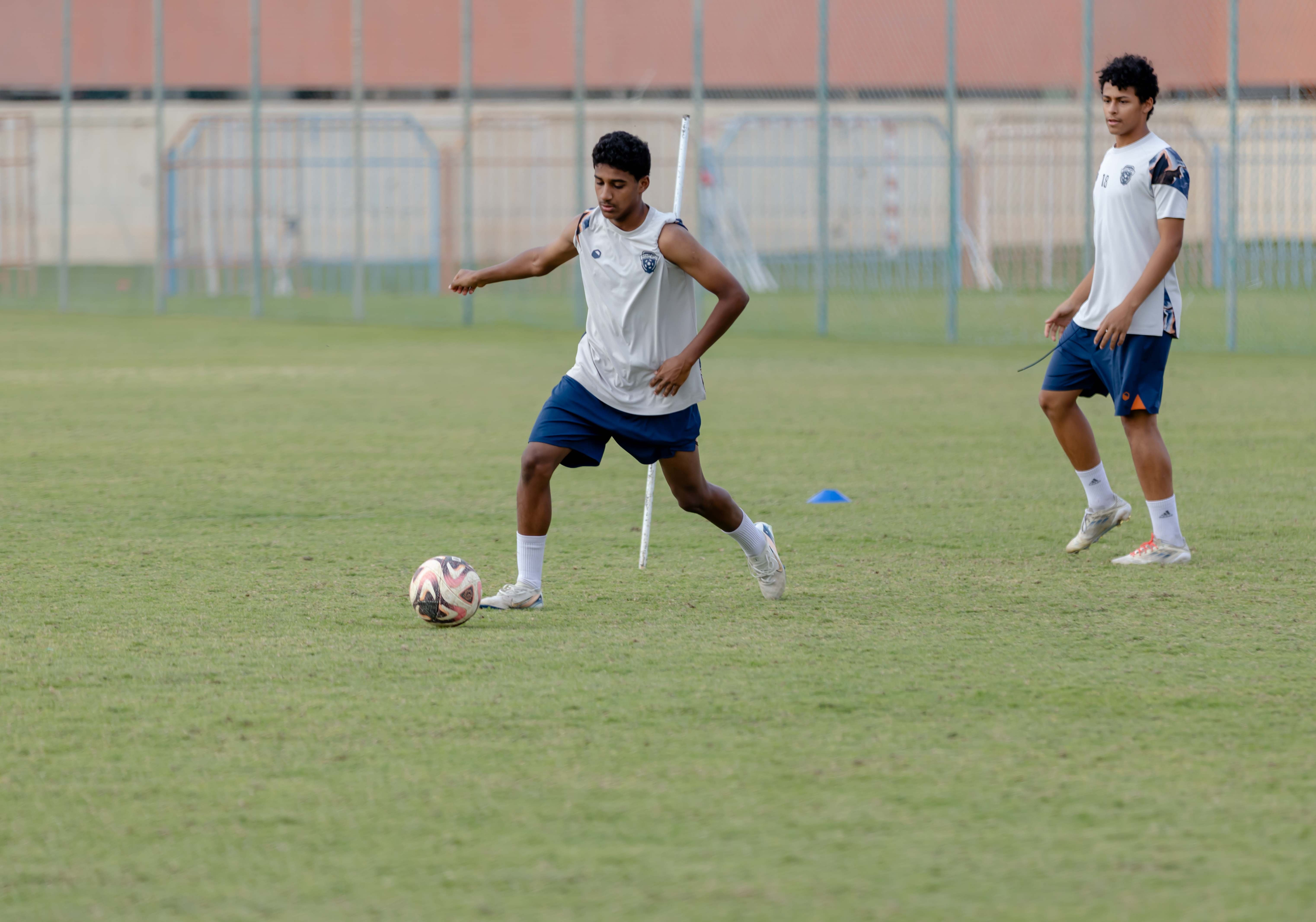 الفيحاء تحت 15 سنة يجري تمرينه الرئيس لمواجهة نظيره نادي الهلال