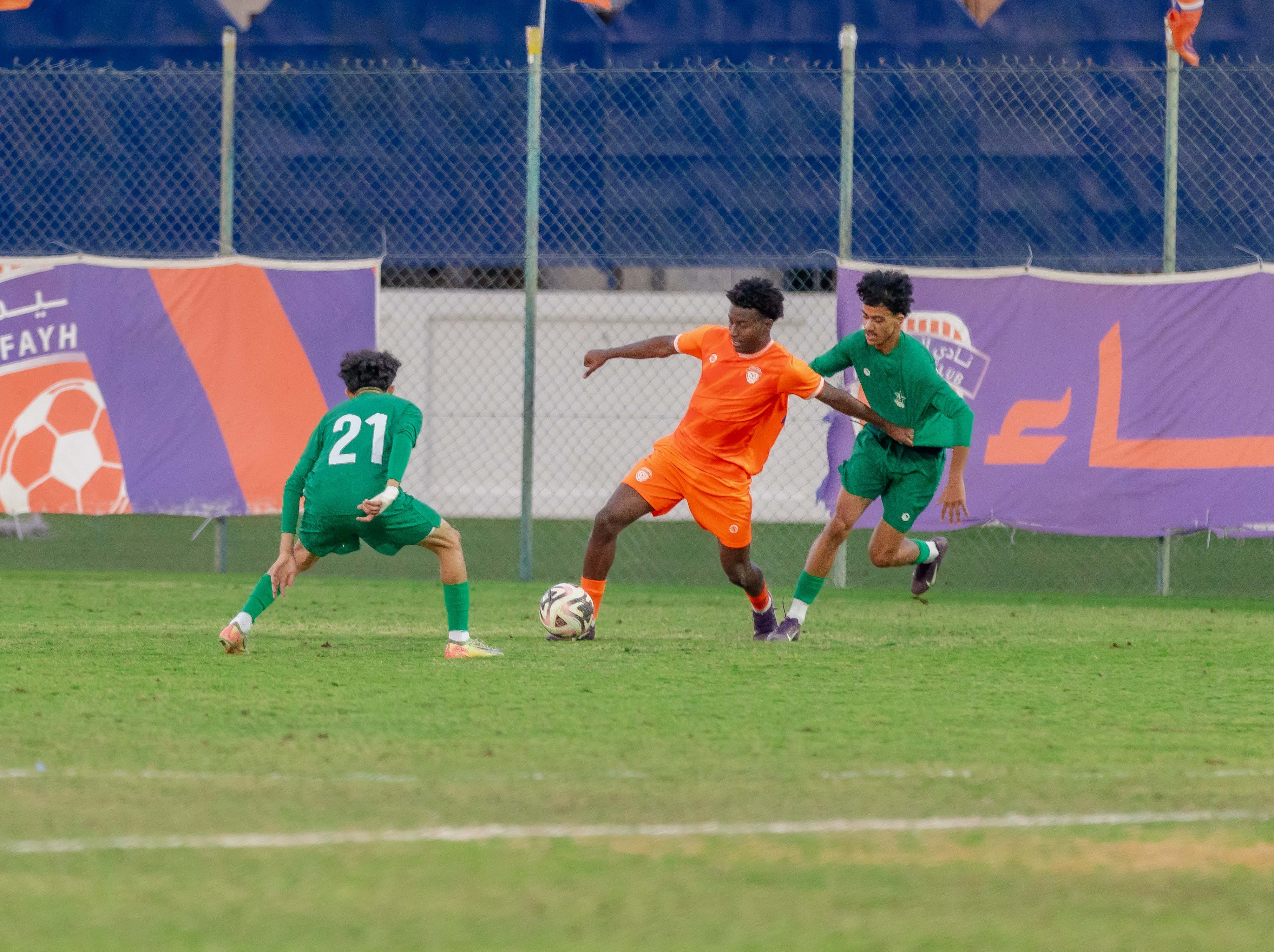 الفيحاء تحت 17 سنة يكسب لقاء نظيره نادي النجمة