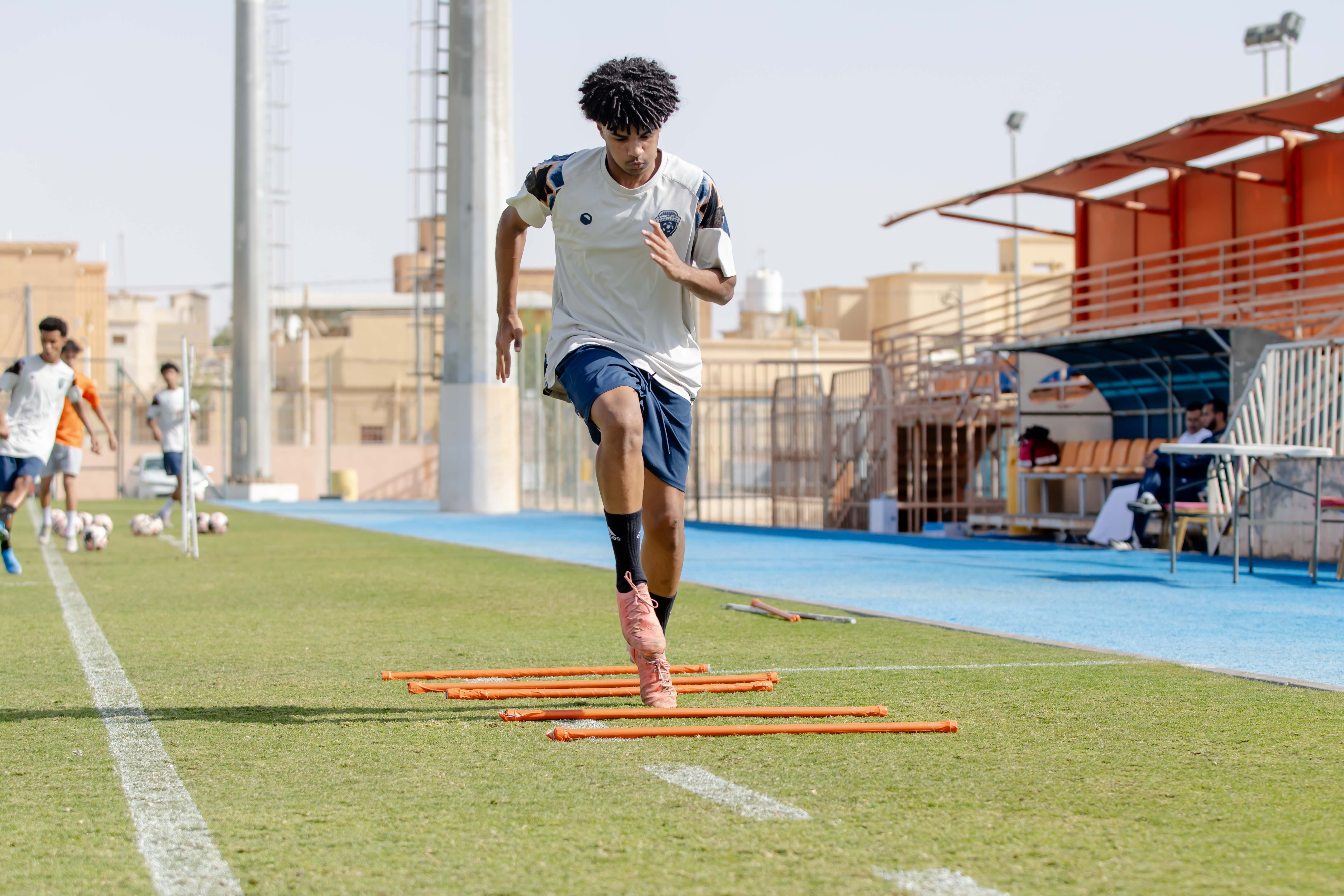 الفيحاء تحت 17 سنة يجري تمرينه الرئيس لمواجهة نظيره نادي الامجاد