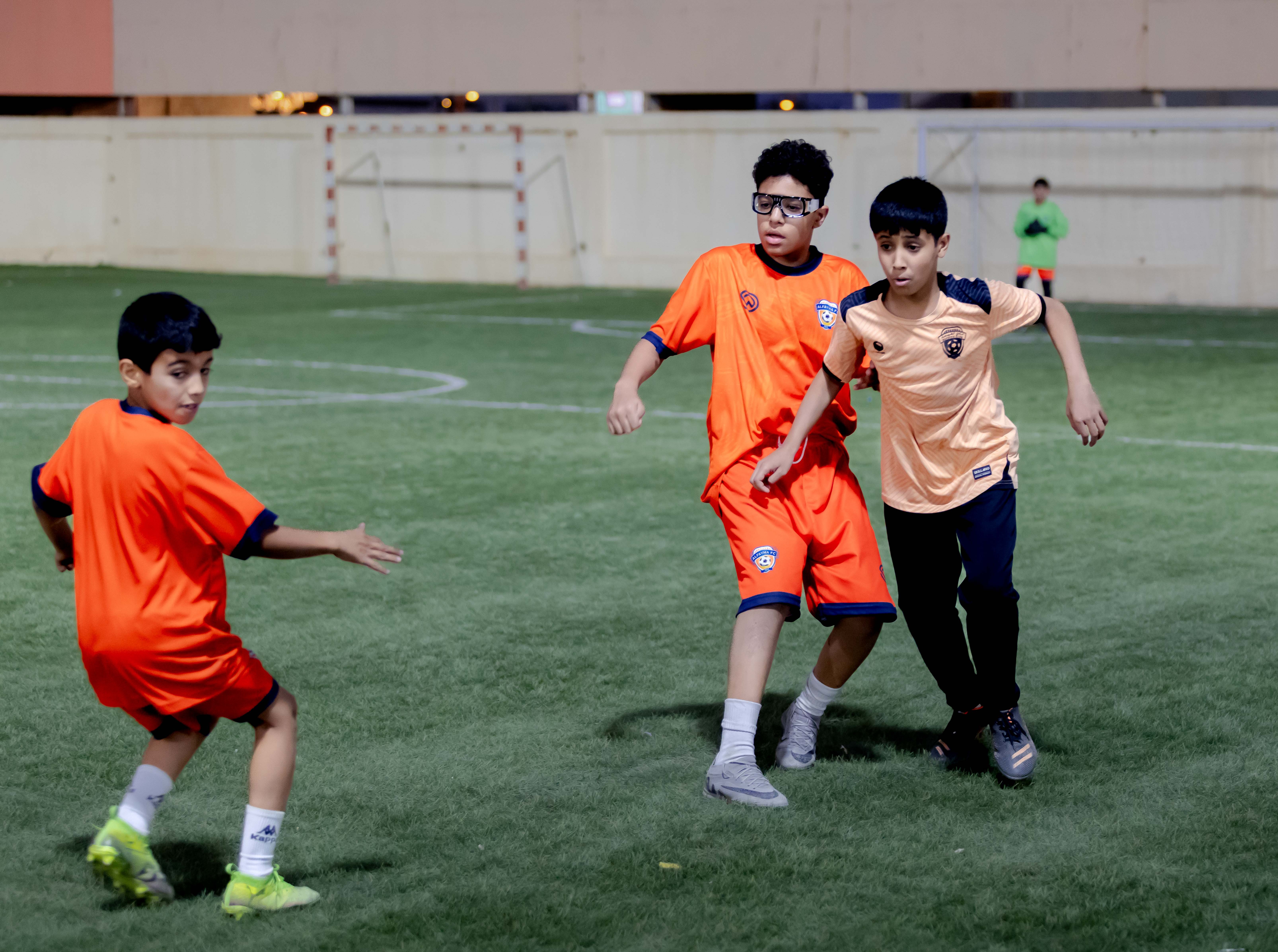 اكاديمية الفيحاء تقيم مناورة ودية