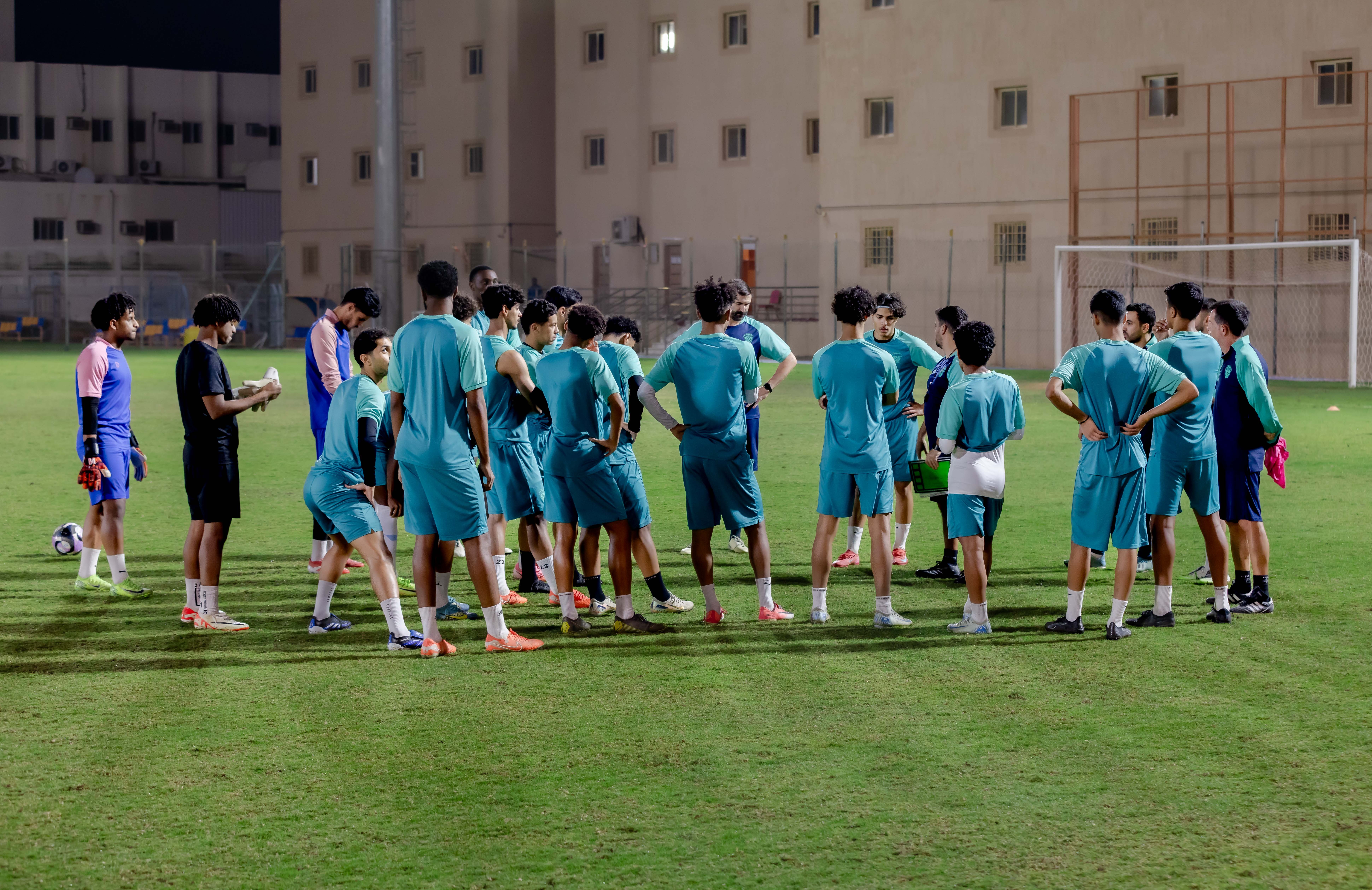 الفيحاء تحت 21 عامًا يُجري تمرينه الرئيس استعدادًا لملاقاة الجبلين .