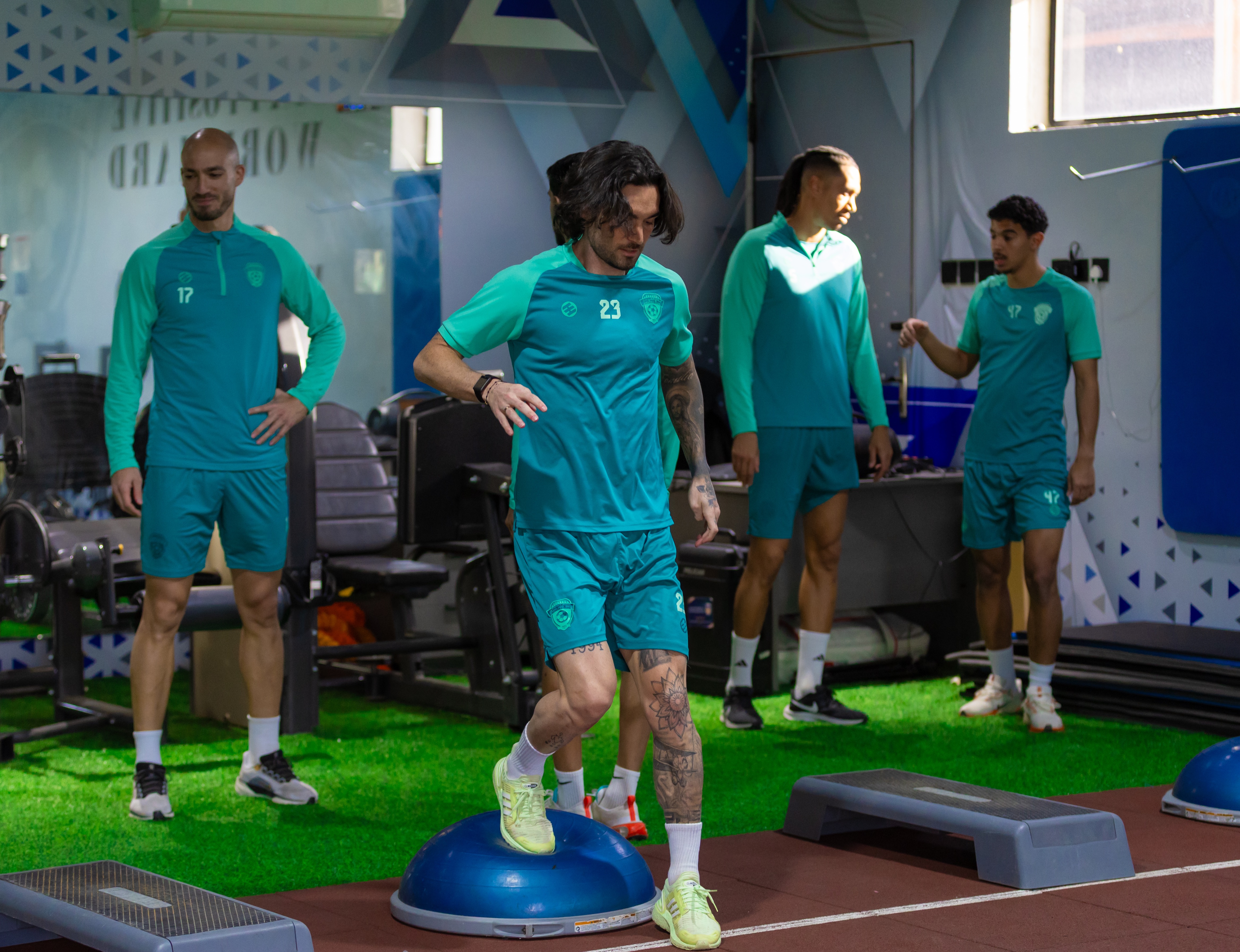 الفيحاء يجري مرانه الرئيس لمباراة الرياض