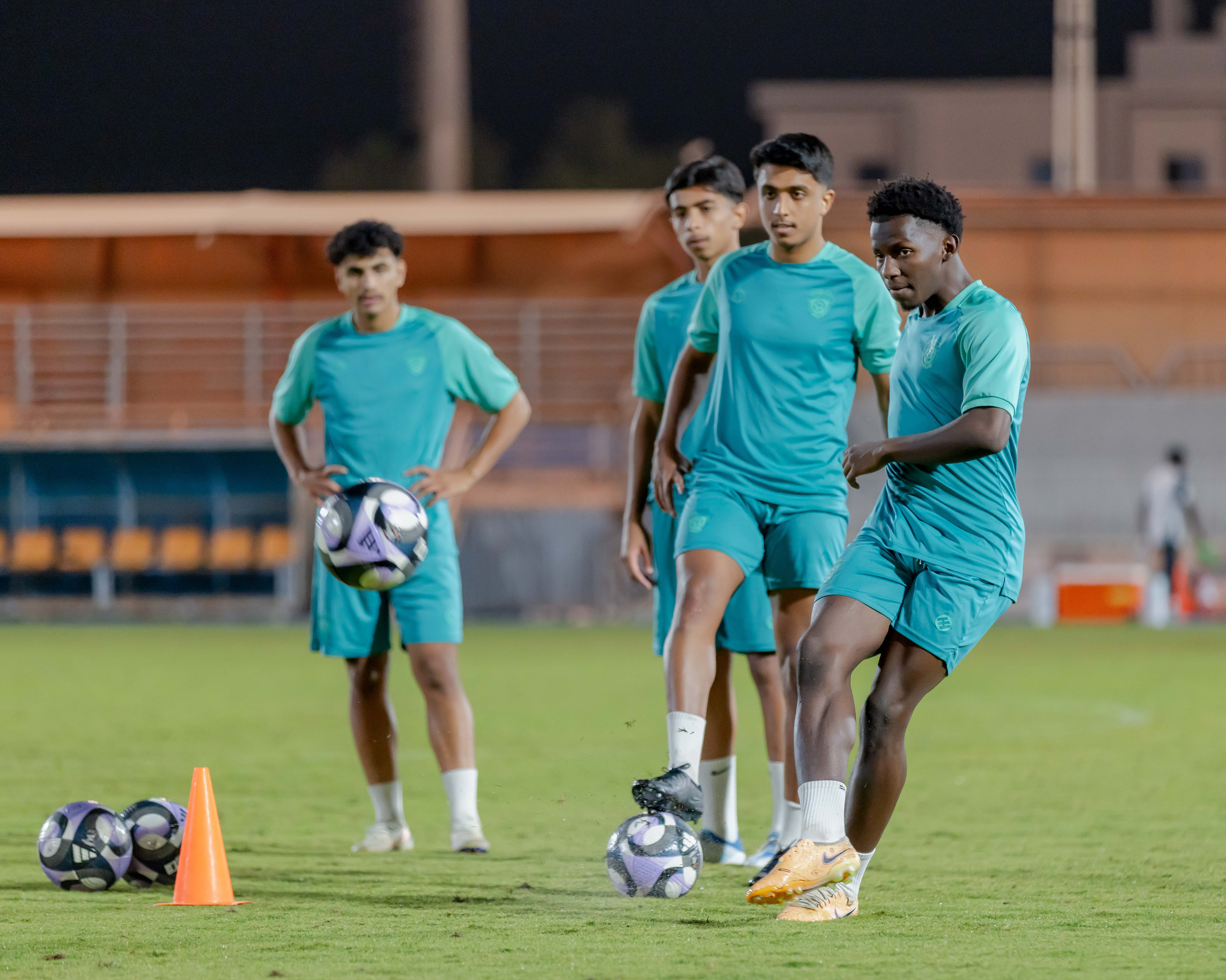 الفيحاء تحت 21 عام يجري تمرينه الرئيس استعداداً لملاقاة العروبة