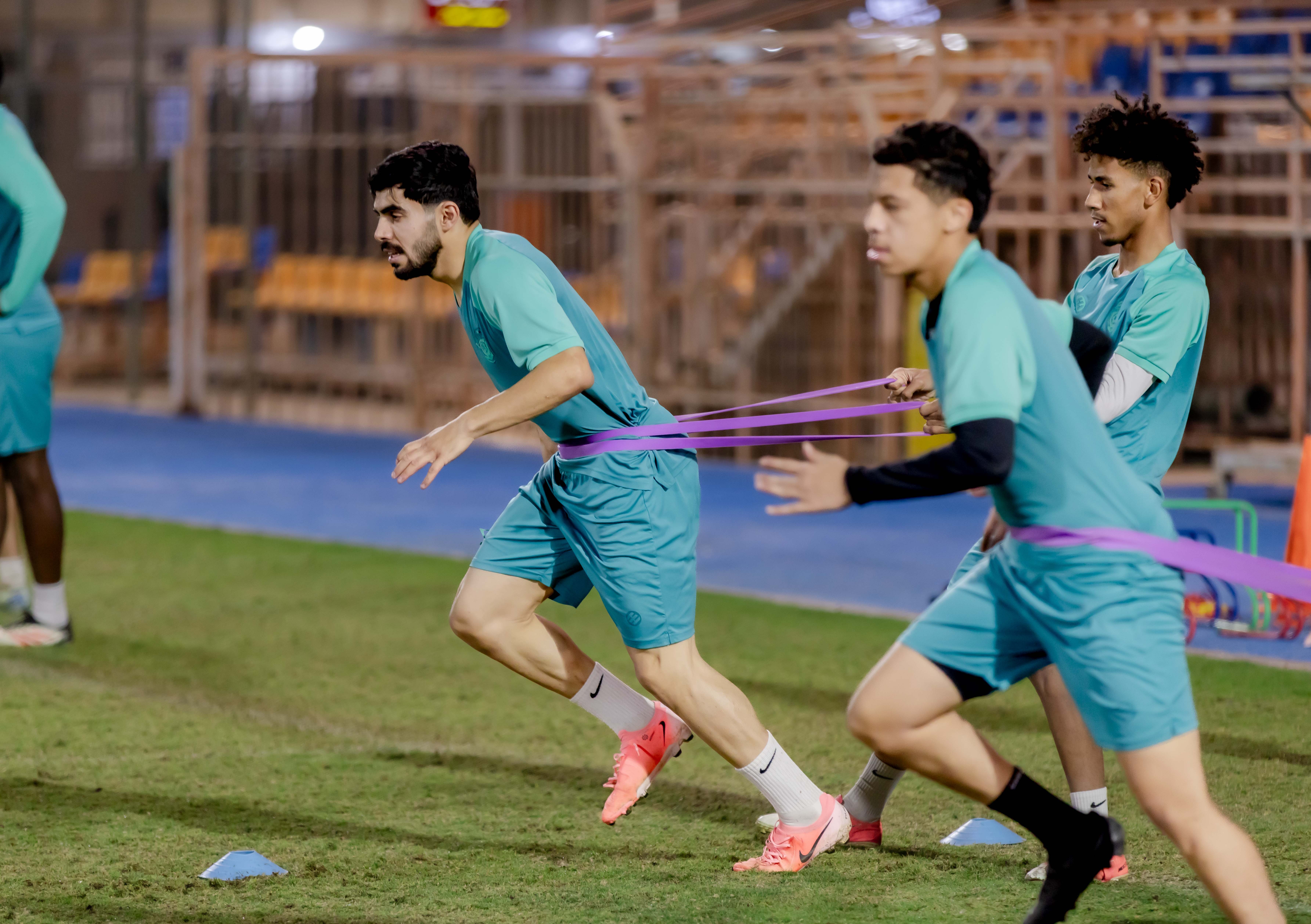 الفيحاء تحت 21 عامًا يُجري تمرينه الرئيس استعدادًا لملاقاة الجبلين .