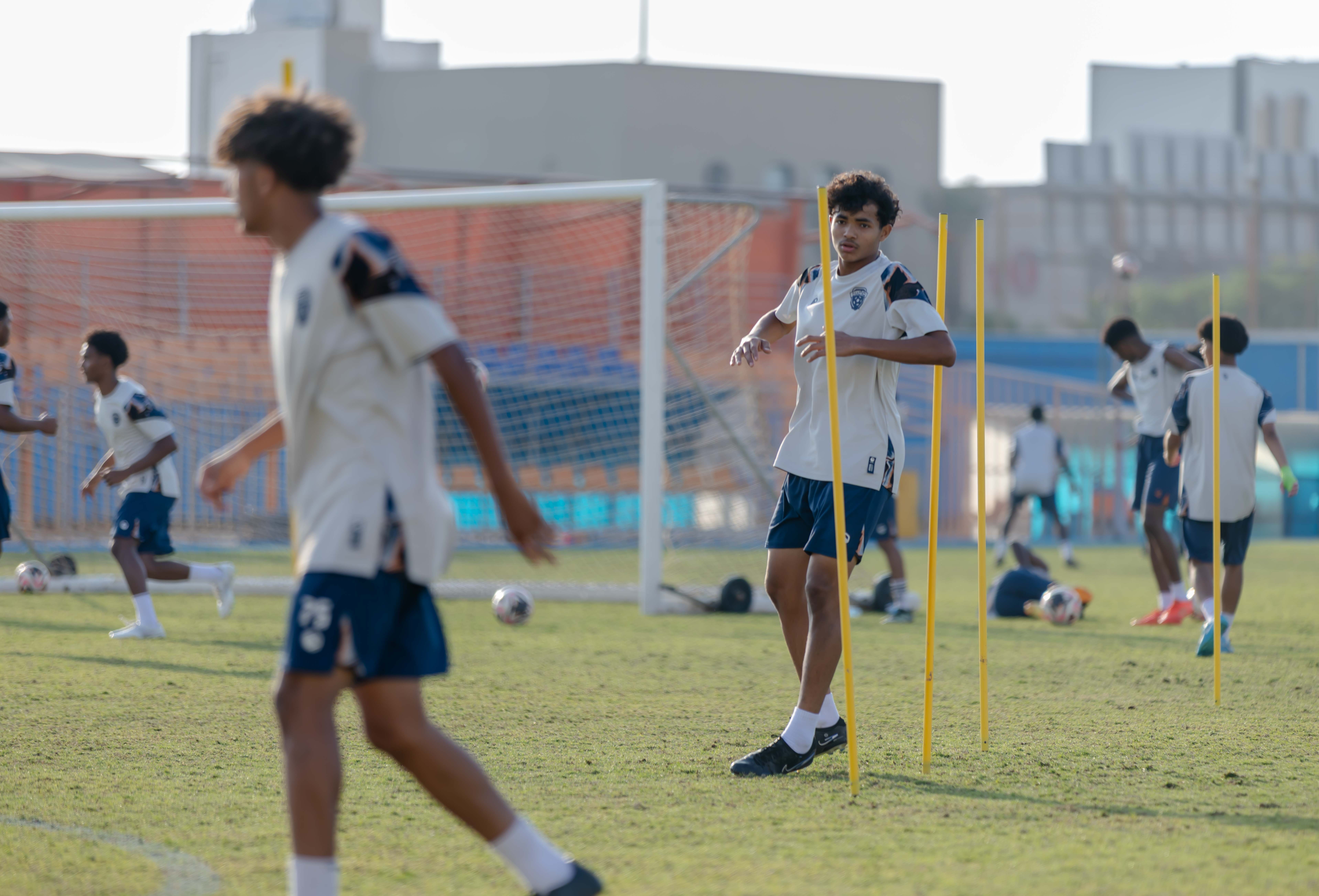 الفيحاء تحت 17 سنة يواصل تحضيراته لمواجهة نظيره نادي هجر لمواجهة هجر