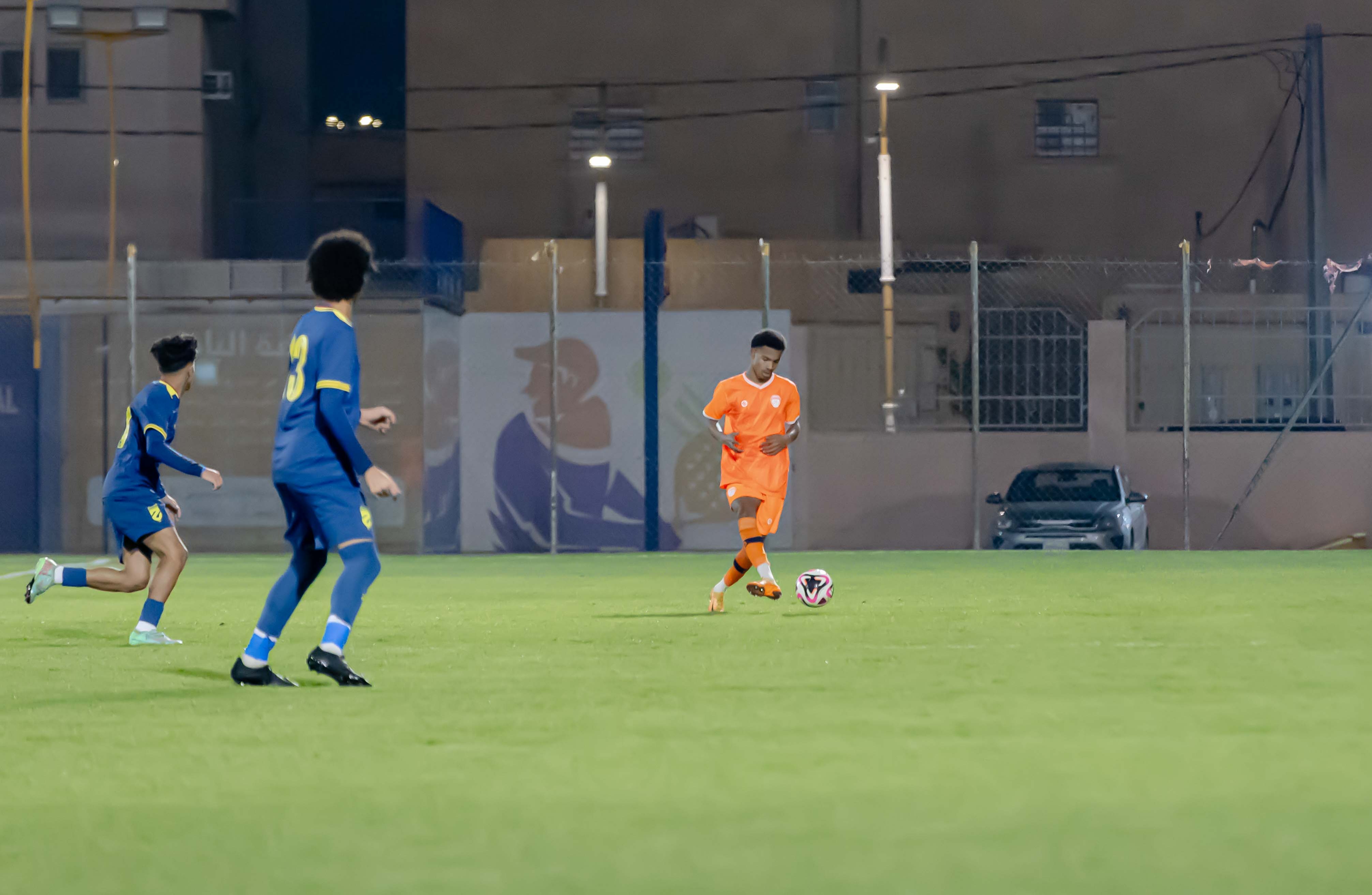 الفيحاء تحت 18 سنة يتعادل ايجابياً مع نظيرة نادي الحزم