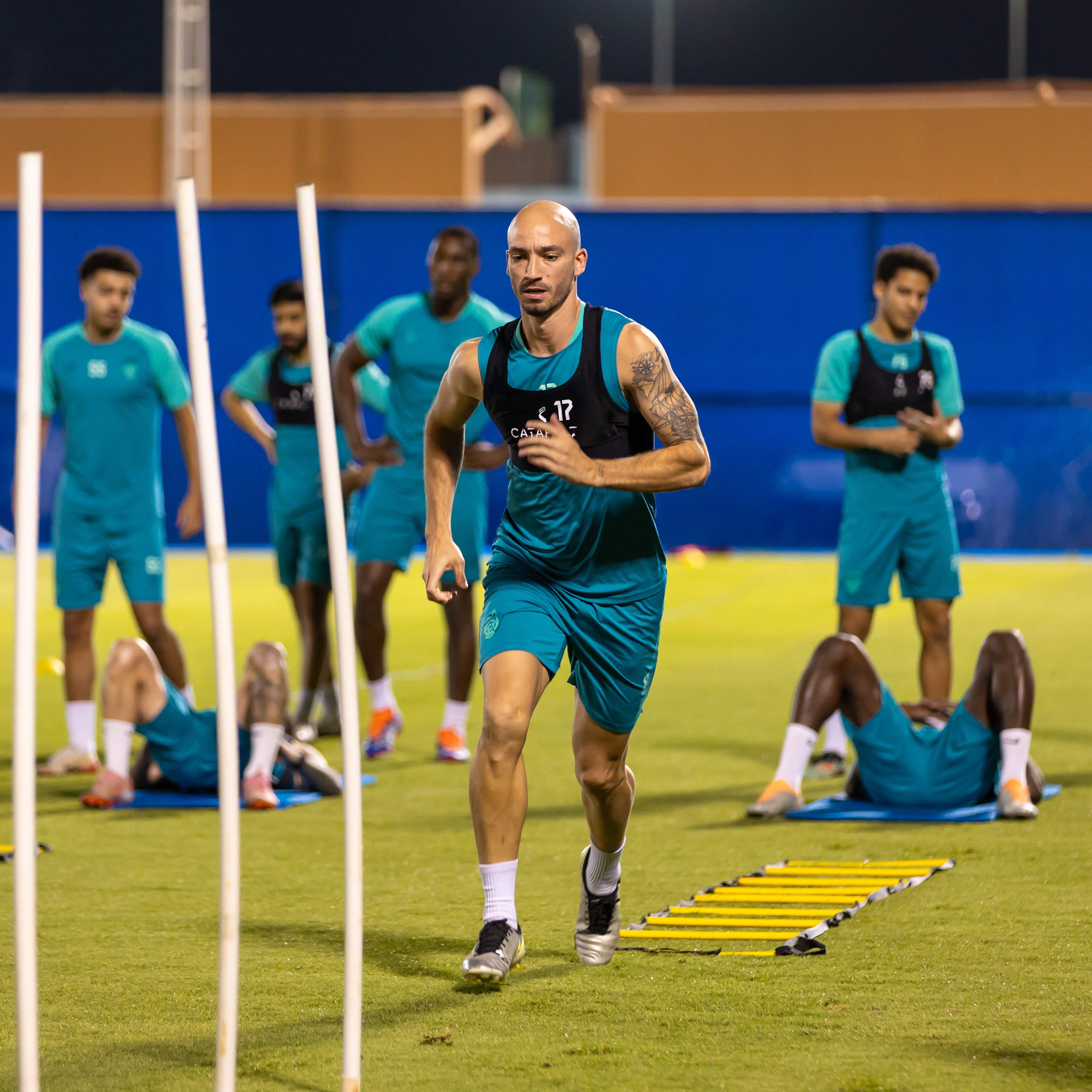 الفيحاء يجري تمرينه الرئيس لمواجهة الاتحاد ضمن الجولة الخامسة من دوري روشن السعودي