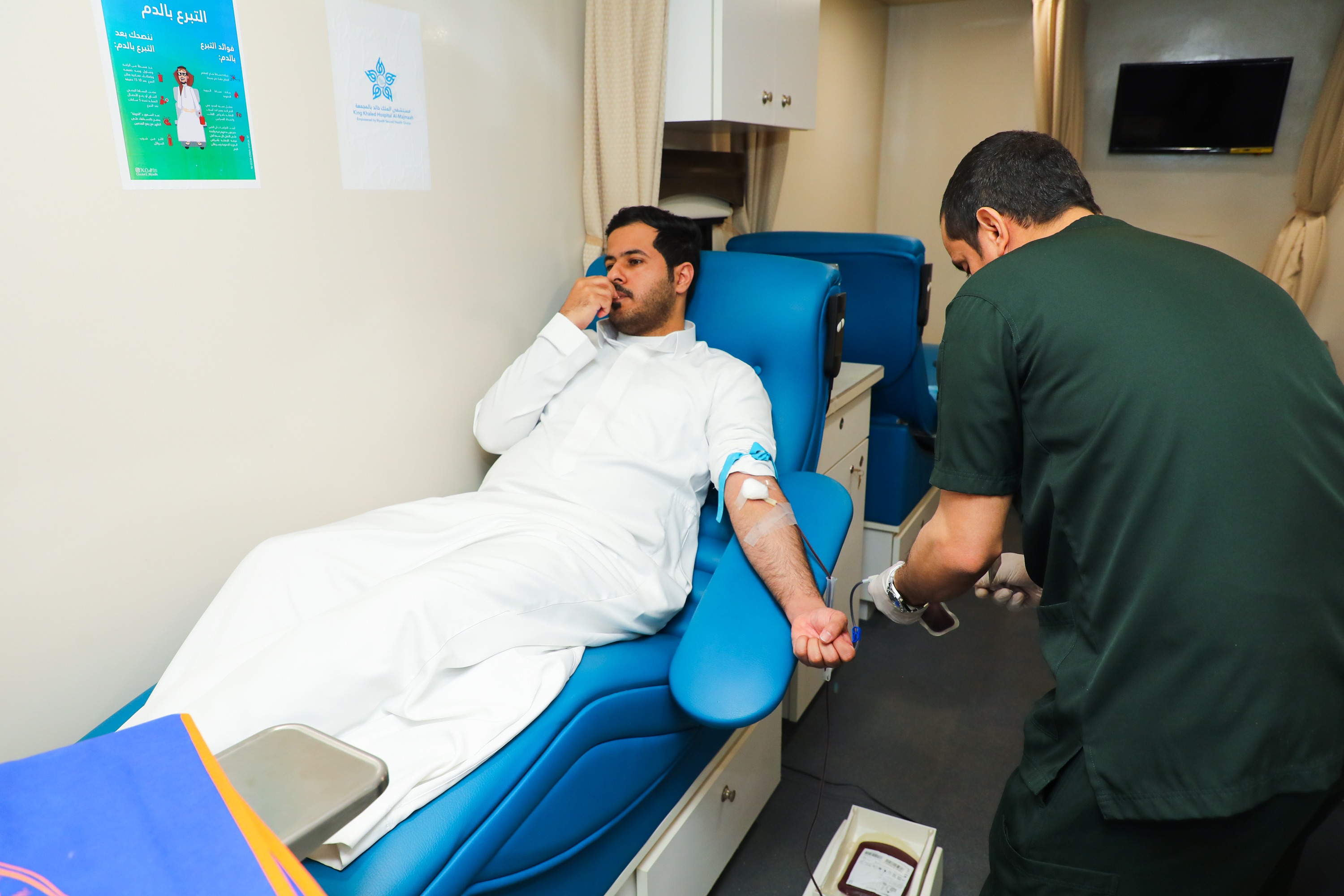 نادي الفيحاء ينظم حملة للتبرع بالدم بالتعاون مع رابطة دوري روشن ووزارة الصحة