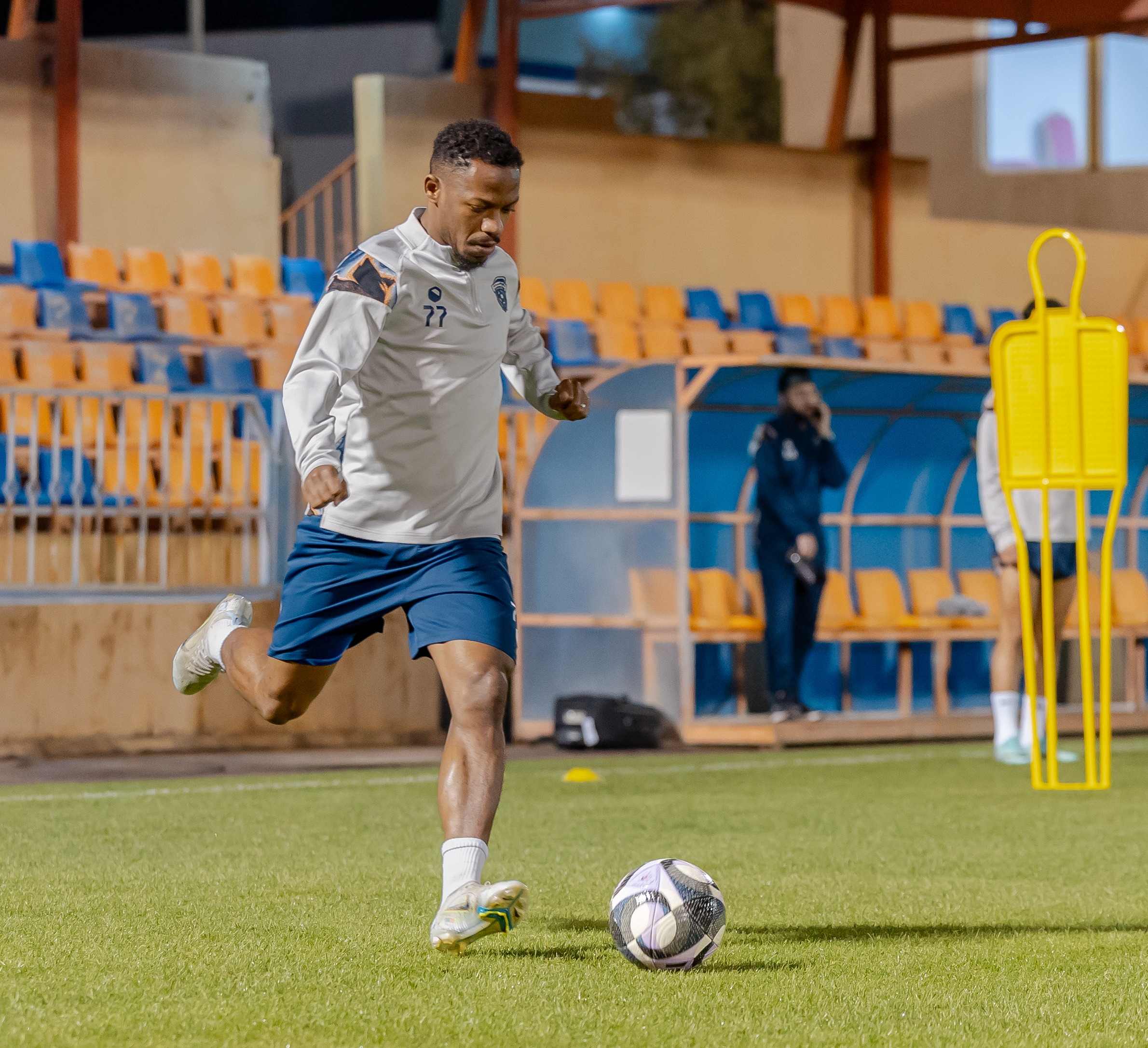 الفيحاء يجري مرانه الرئيس استعداداً لمواجهة الرياض الودية